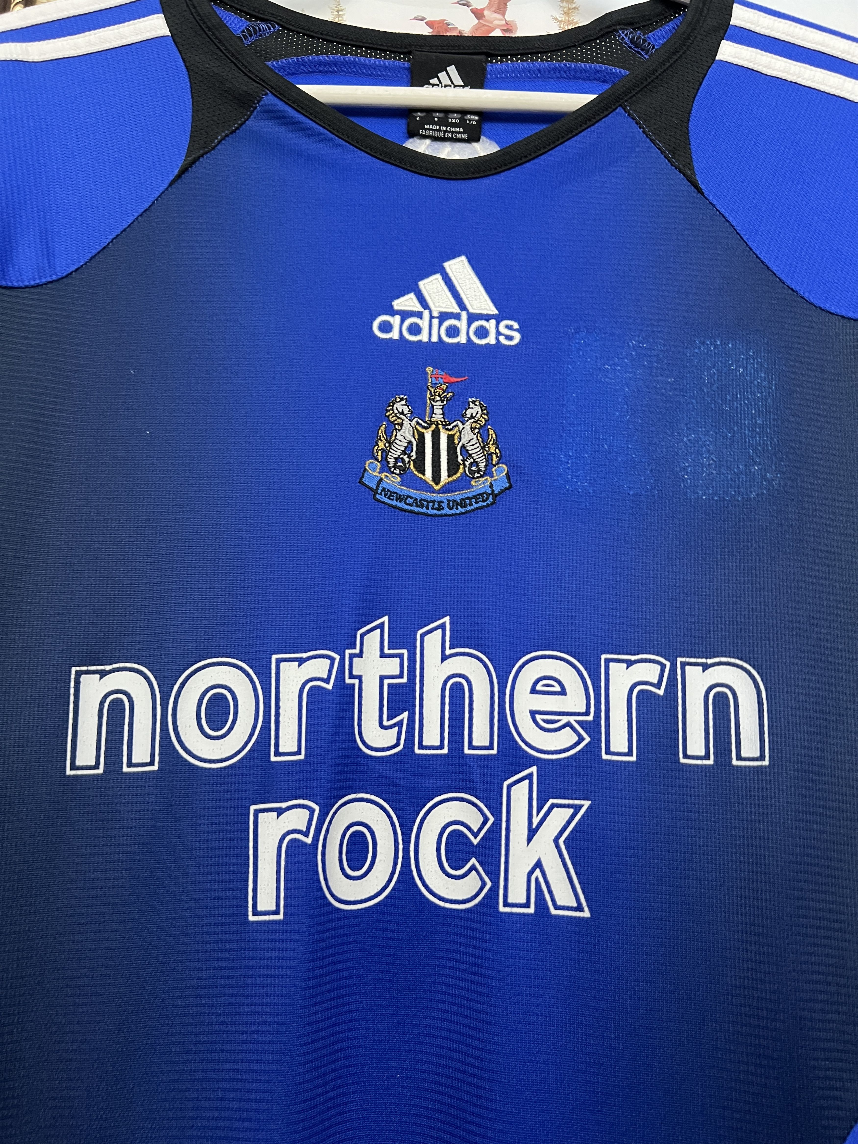 Adidas Vintage Adidas Newcastle United Football Train Shirt Soccer Size US L / EU 52-54 / 3 - 3 Thumbnail