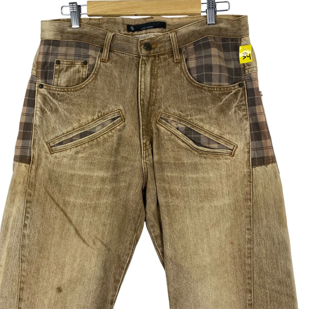 Designer × Vintage Vintage Distressed Denim × Japanese Brand The East Twenty Size US 33 - 4 Thumbnail