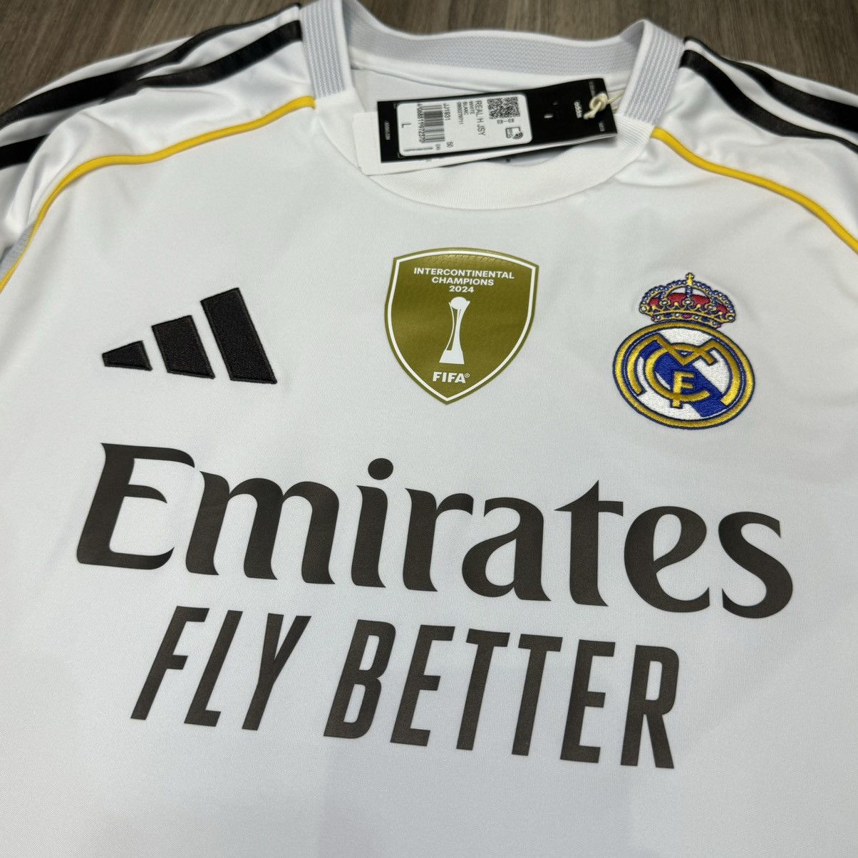 Adidas Real Madrid 25/26 C/L home shirt #5 Bellingham (bnwt) Size US M / EU 48-50 / 2 - 3 Thumbnail