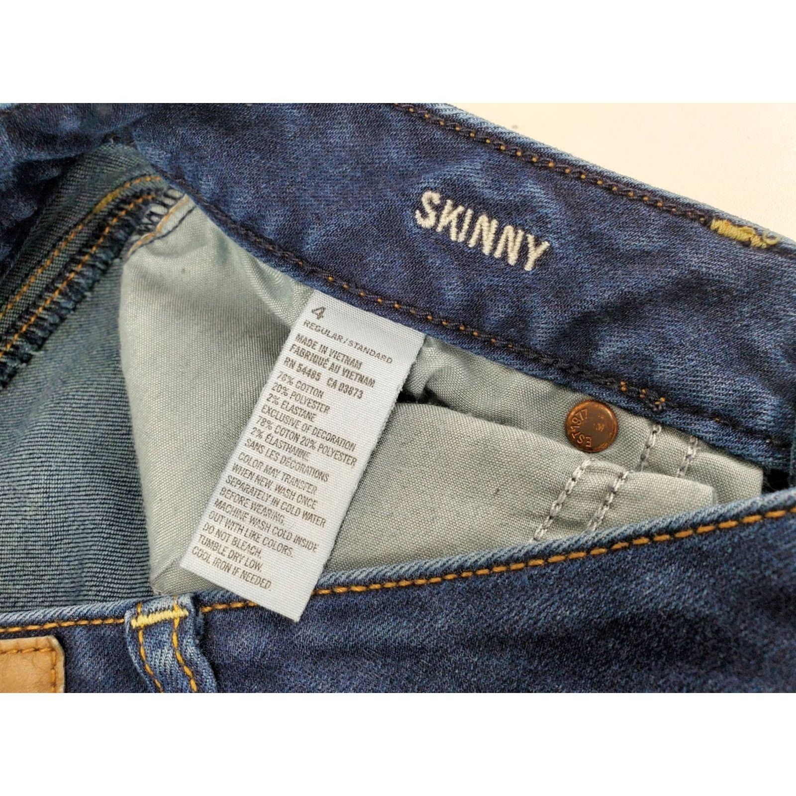 American Eagle Outfitters American Eagle Outfitters Jegging Jeans Skinny Size 4 Reg Blue 30x30 Womens Jeans Stretch Size 27" / US 4 / IT 40 - 5 Thumbnail
