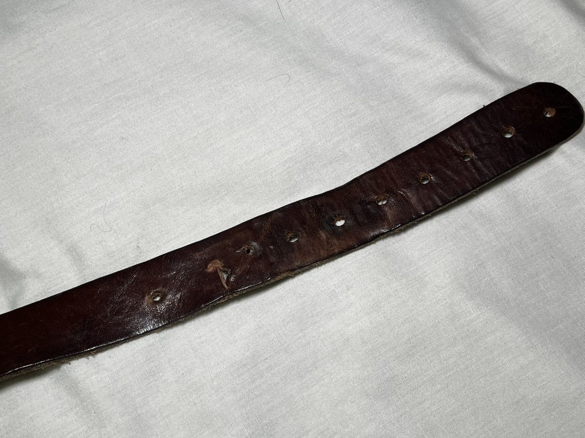Vintage Y2K Leather Cowboy Lucky Seven 777 Belt Made in USA Size 34 - 11 Thumbnail