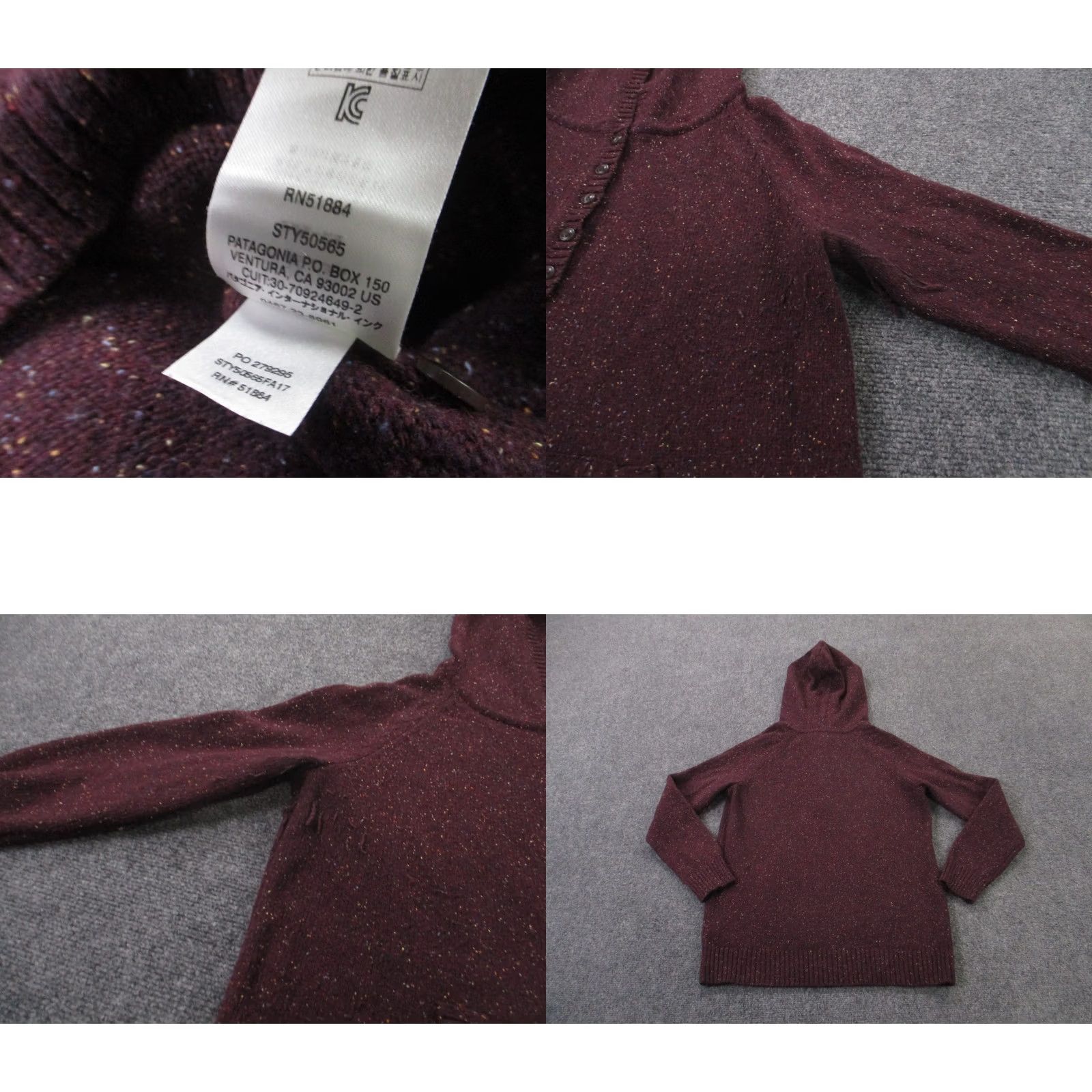 Patagonia Patagonia Sweater Womens S Fleece Hooded Pullover Shirt Adults Regular Purple Size S / US 4 / IT 40 - 8 Thumbnail