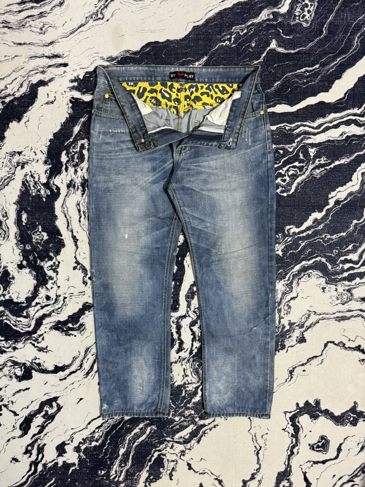 Vintage Vintage BT-play cdg distressed jeans Size US 30 / EU 46 - 13 Thumbnail