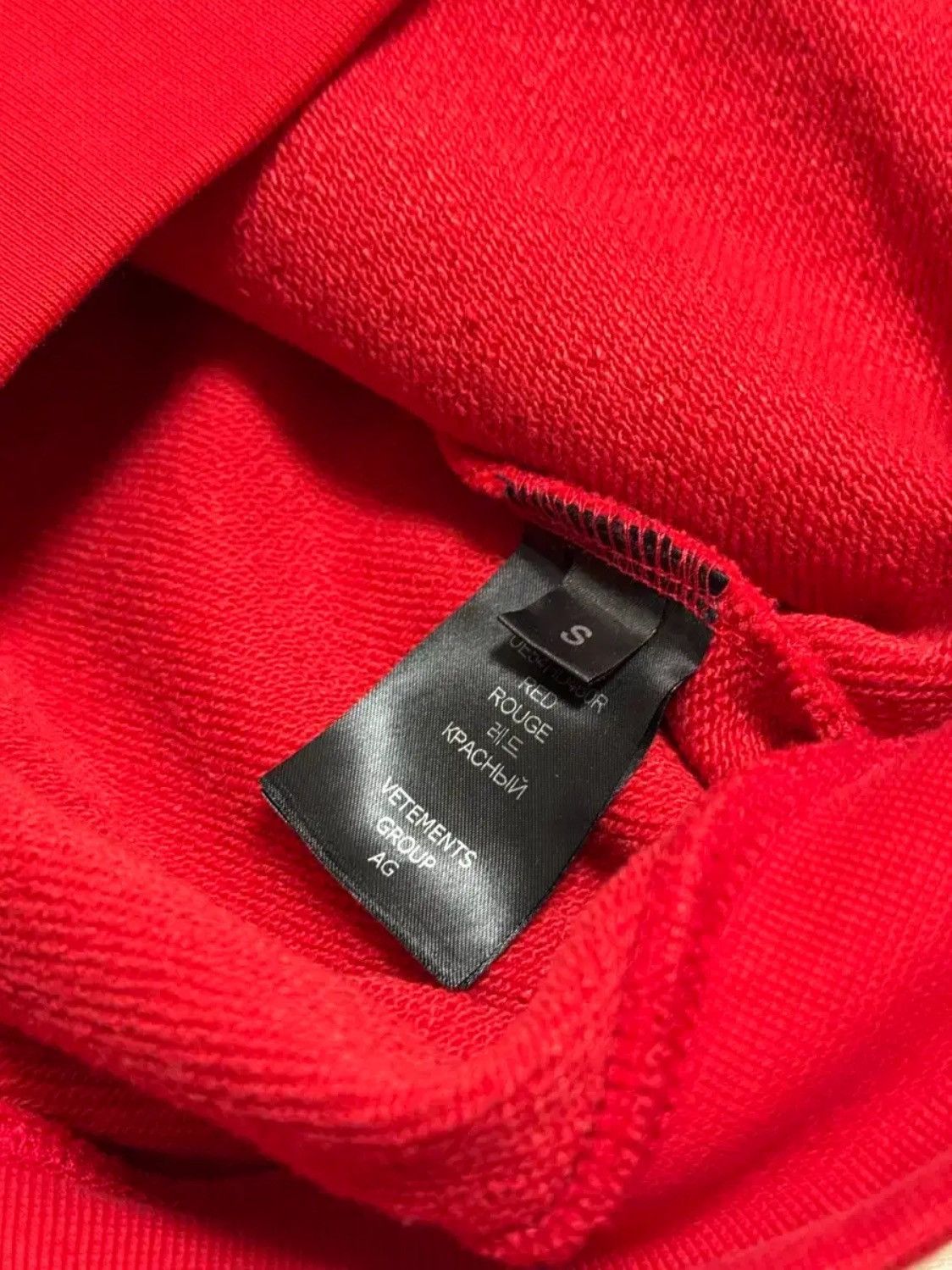 Vetements Vetements Sticky Note Red Hoodie Size US S / EU 44-46 / 1 - 4 Thumbnail