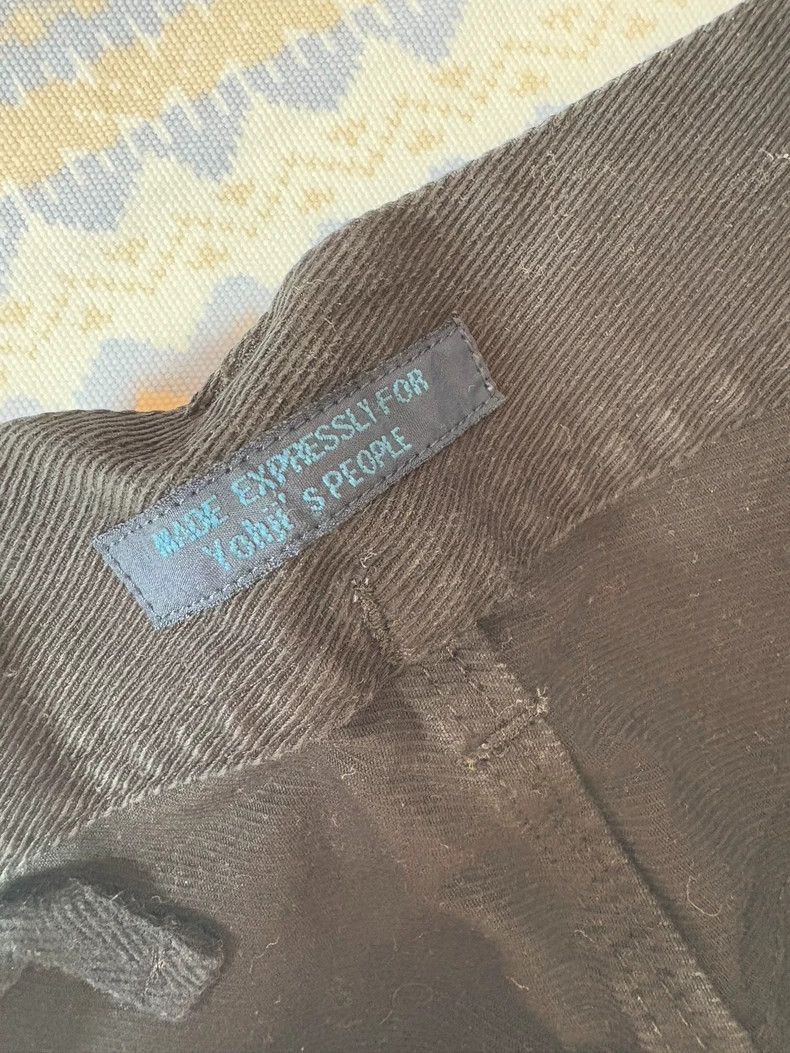 Yohji Yamamoto Yamamoto Black Casual Pants with Drawstring Size US 26 / EU 42 - 3 Thumbnail