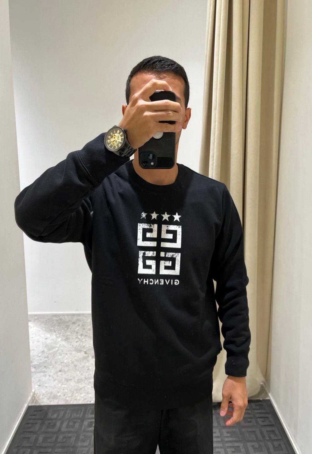 Givenchy Givenchy Logo Sweatshirt Size US S / EU 44-46 / 1 - 2 Thumbnail