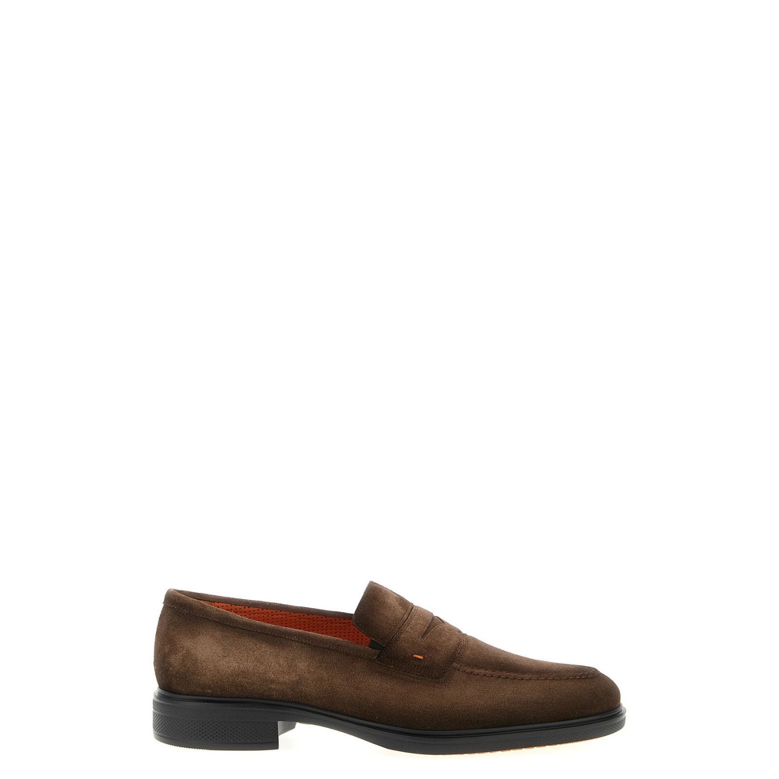 Santoni SANTONI Easy Brown Suede Loafers New & Authentic (Men's size Size US 9 / EU 42 - 1 Thumbnail