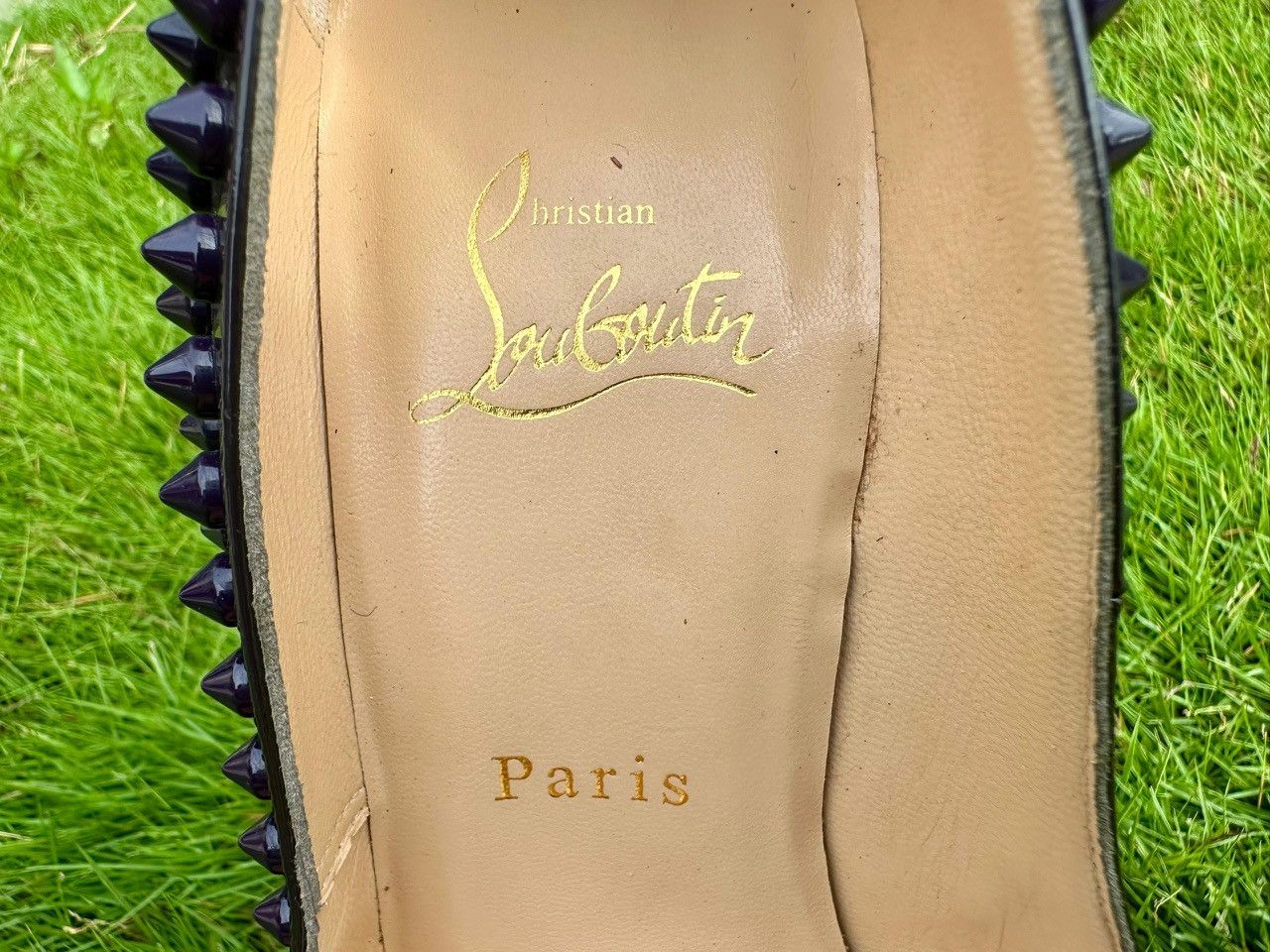 Christian Louboutin Authentic Christian Louboutin Pigalle 100 Purple Iris Spikes Size US 6.5 / IT 36.5 - 7 Thumbnail