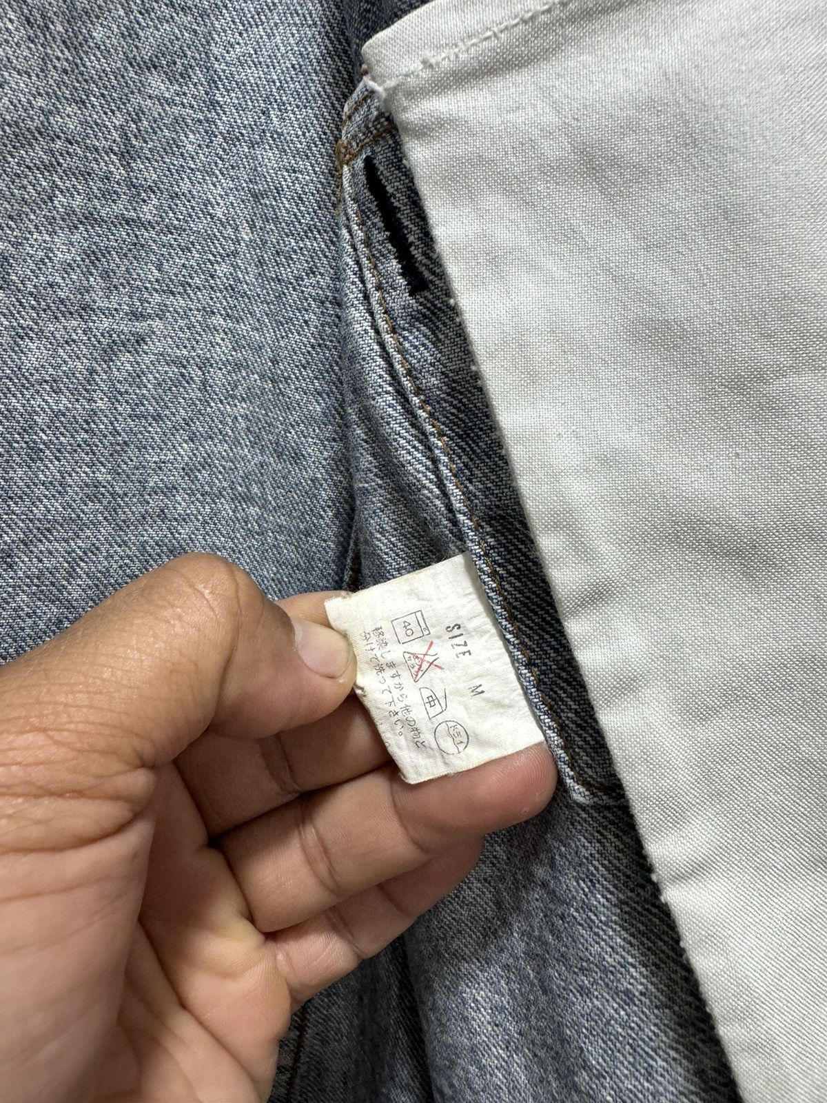 Levi's VINTAGE LEVIS ALASKA ORANGE TAB J02 ACID WASH DENIM JACKET Size US M / EU 48-50 / 2 - 14 Thumbnail