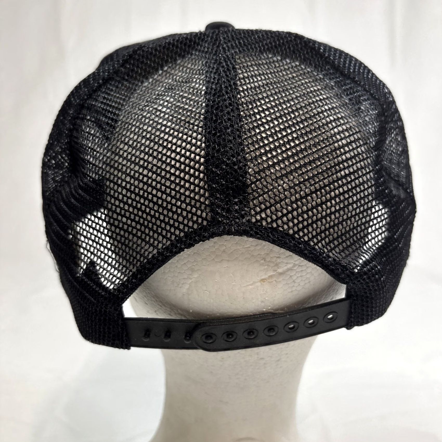 J Brand VINTAGE 80s Auto Shack Speedway Trucker Hat Adjustable Black Mens Size ONE SIZE - 4 Thumbnail