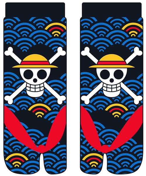 Japanese Brand × One Piece One Piece ☠️ Anime Tabi Socks Unisex 😍 Size ONE SIZE - 6 Thumbnail