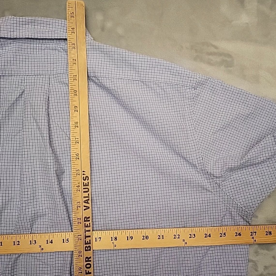 Polo Ralph Lauren Ralph Lauren Shirt Men XL Blue Check Plaid Short Sleeve Button-Up Cotton Size US XL / EU 56 / 4 - 6 Thumbnail