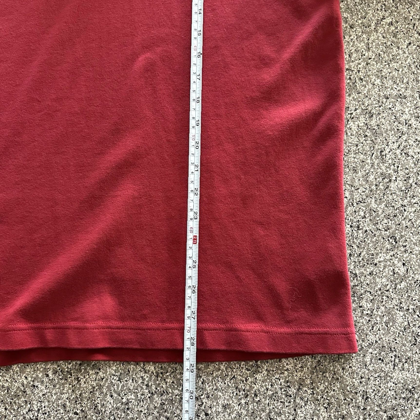 Tommy Hilfiger VINTAGE Tommy Hilfiger Shirt Mens L Red Turtleneck Long Sleeve Cotton Y2K 2003 Size US L / EU 52-54 / 3 - 6 Thumbnail