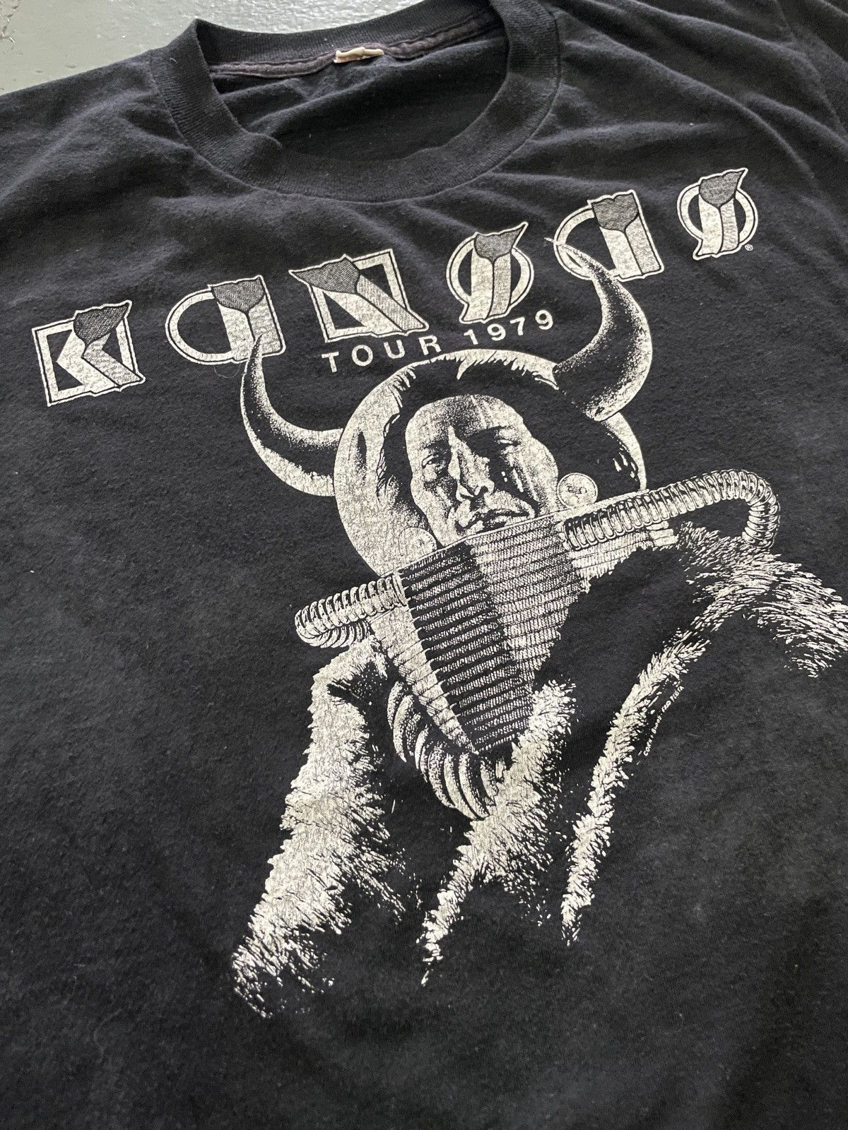 Band Tees × Vintage RARE Vintage 70s “KANSAS” Band Tees Size US M / EU 48-50 / 2 - 2 Thumbnail