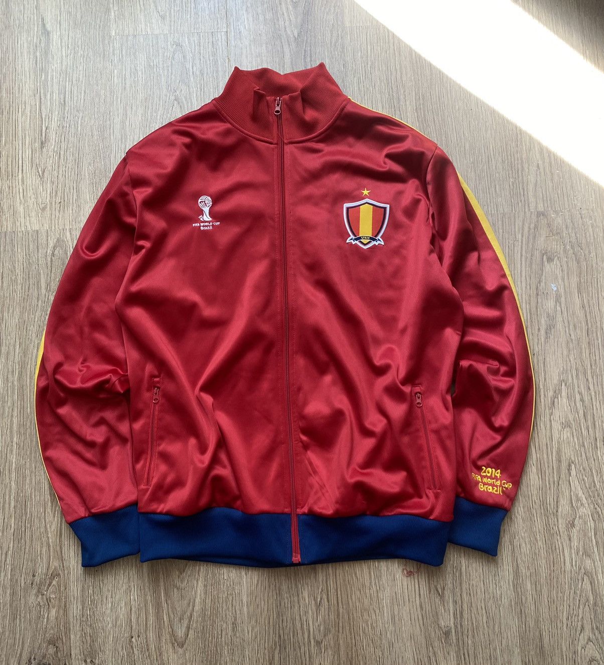 Adidas × Vintage Spain Red Official FIFA Espana Spain Track Jacket Xl Size US XL / EU 56 / 4 - 1 Thumbnail