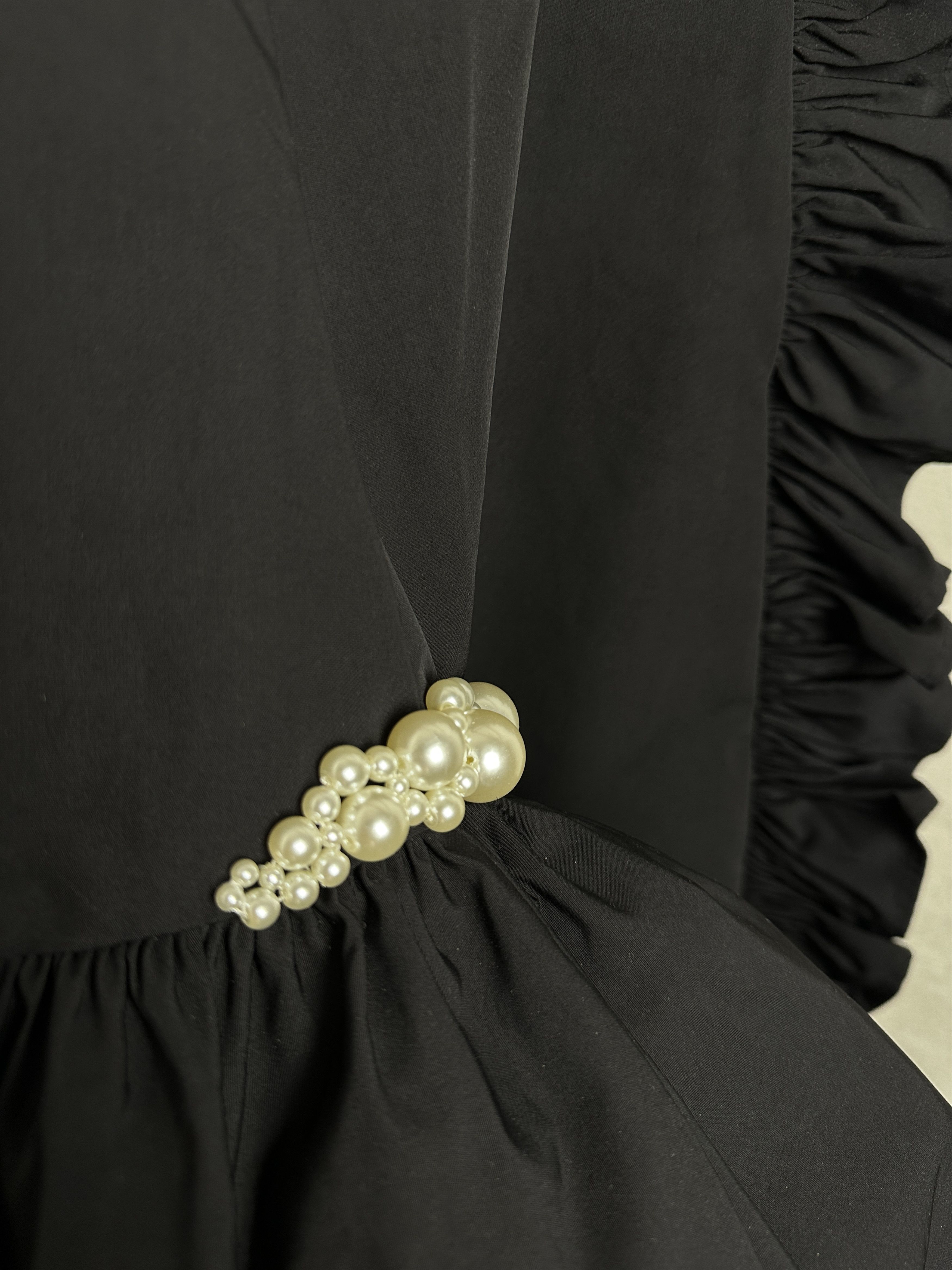 H&M Simone Rocha X H&M Women Asymmetric Pearl Skirt Size 30" / US 8 / IT 44 - 4 Thumbnail