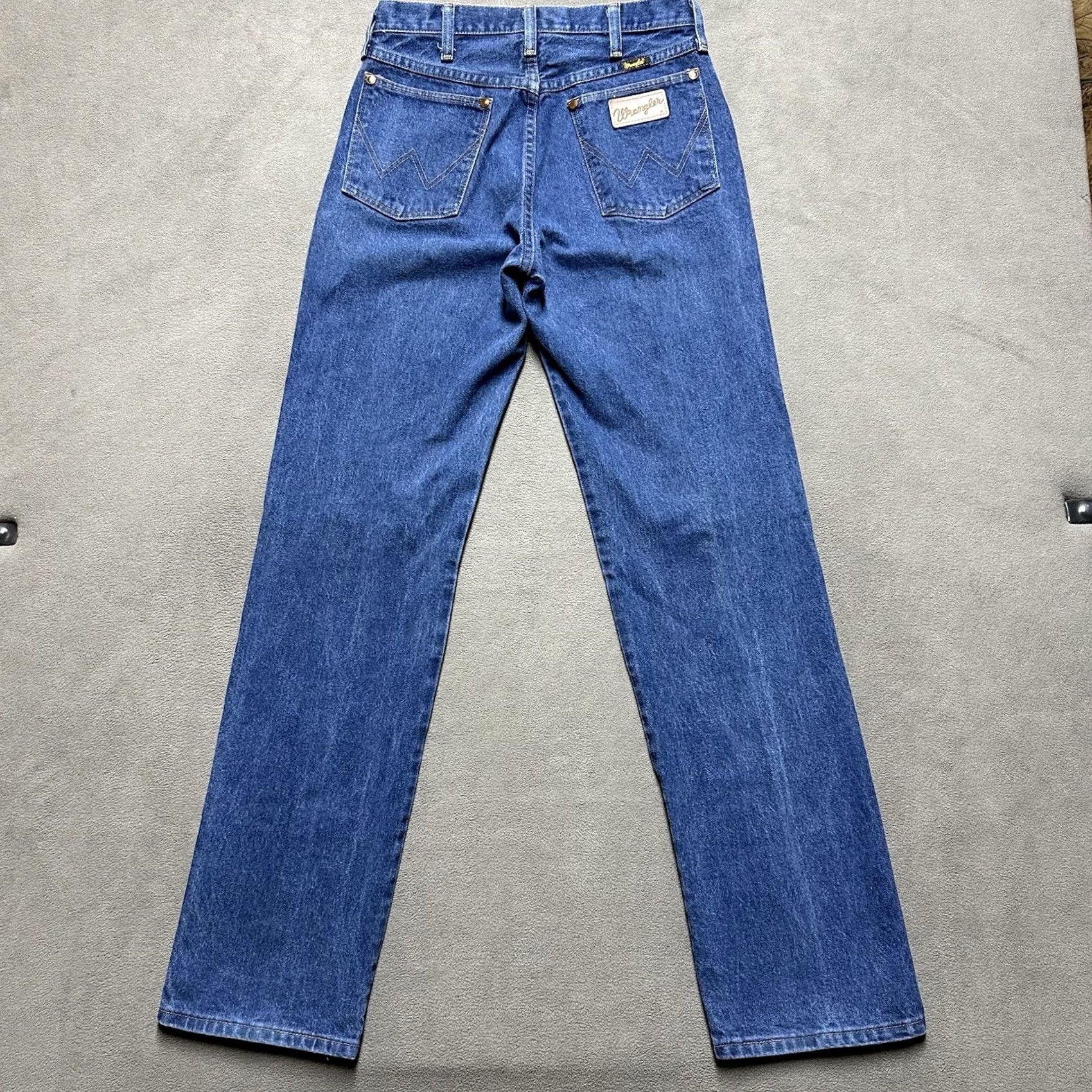 Wrangler Vintage Wrangler Jeans Men 29x34 (28x33) Blue Cowboy Cut Western - Used Condition Size US 29 - 2 Thumbnail