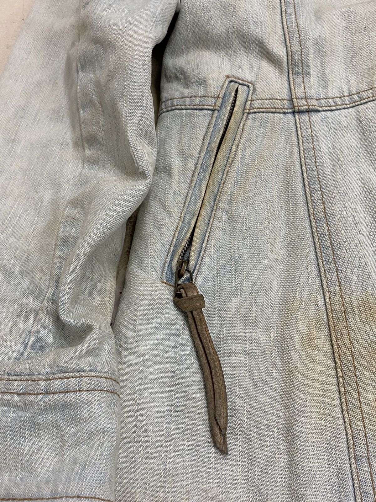 GOSTAR DE FUGA Parka Japan Jacket Jean Fur Winter Dirty Light Blue Jean Size US S / EU 44-46 / 1 - 7 Thumbnail