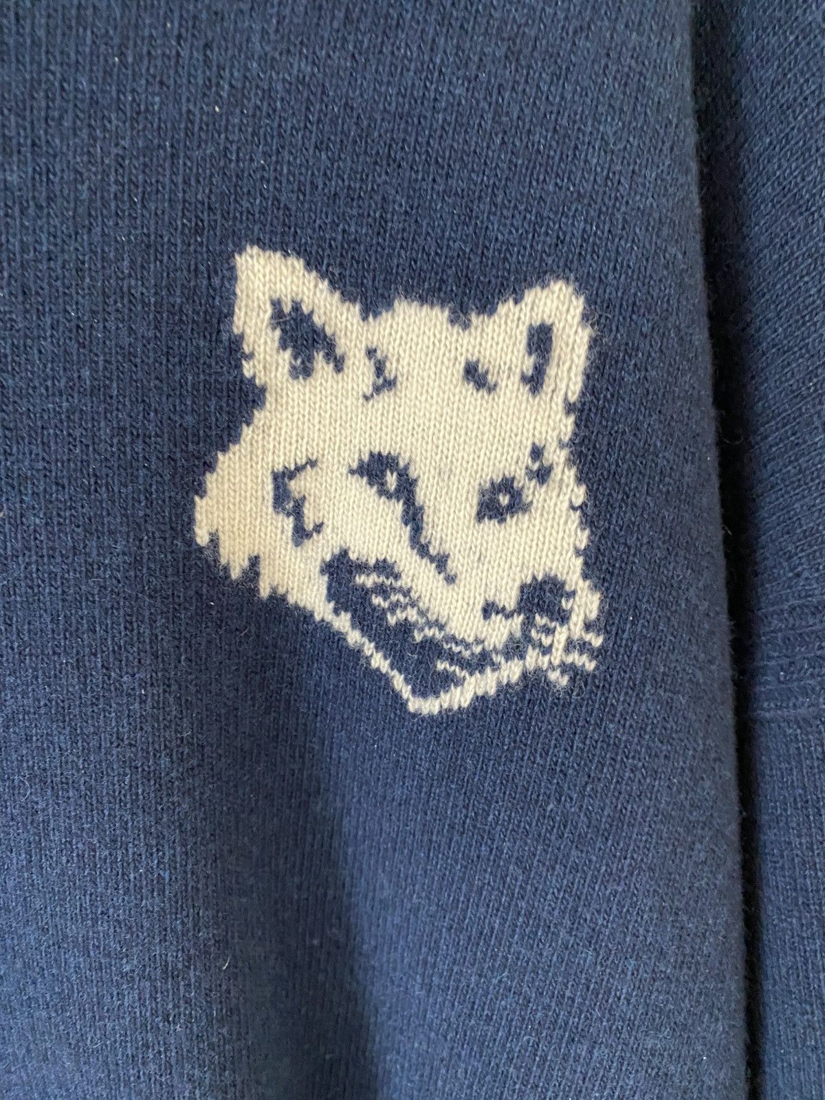 Maison Kitsune Maison Kitsune Knitted Turtleneck with Fox Logo Size US S / EU 44-46 / 1 - 3 Thumbnail