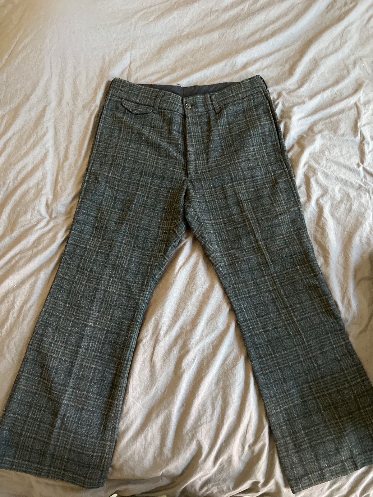 Needles Grey tweed needles flared trousers Size US 32 / EU 48 - 1 Thumbnail