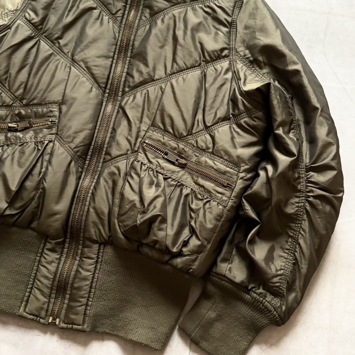 If Six Was Nine Military Bomber Jacket Fur LGB If Six Was Nine Vibe Y2K Size L / US 10 / IT 46 - 3 Thumbnail