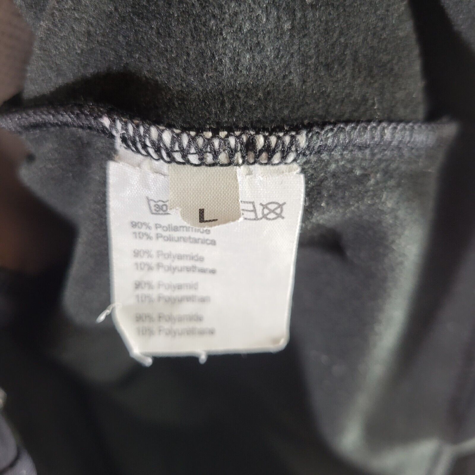 Other DE MARCHI BLACK CYCLING RIDING FULL ZIP JERSEY JACKET Sz L Size US L / EU 52-54 / 3 - 7 Thumbnail