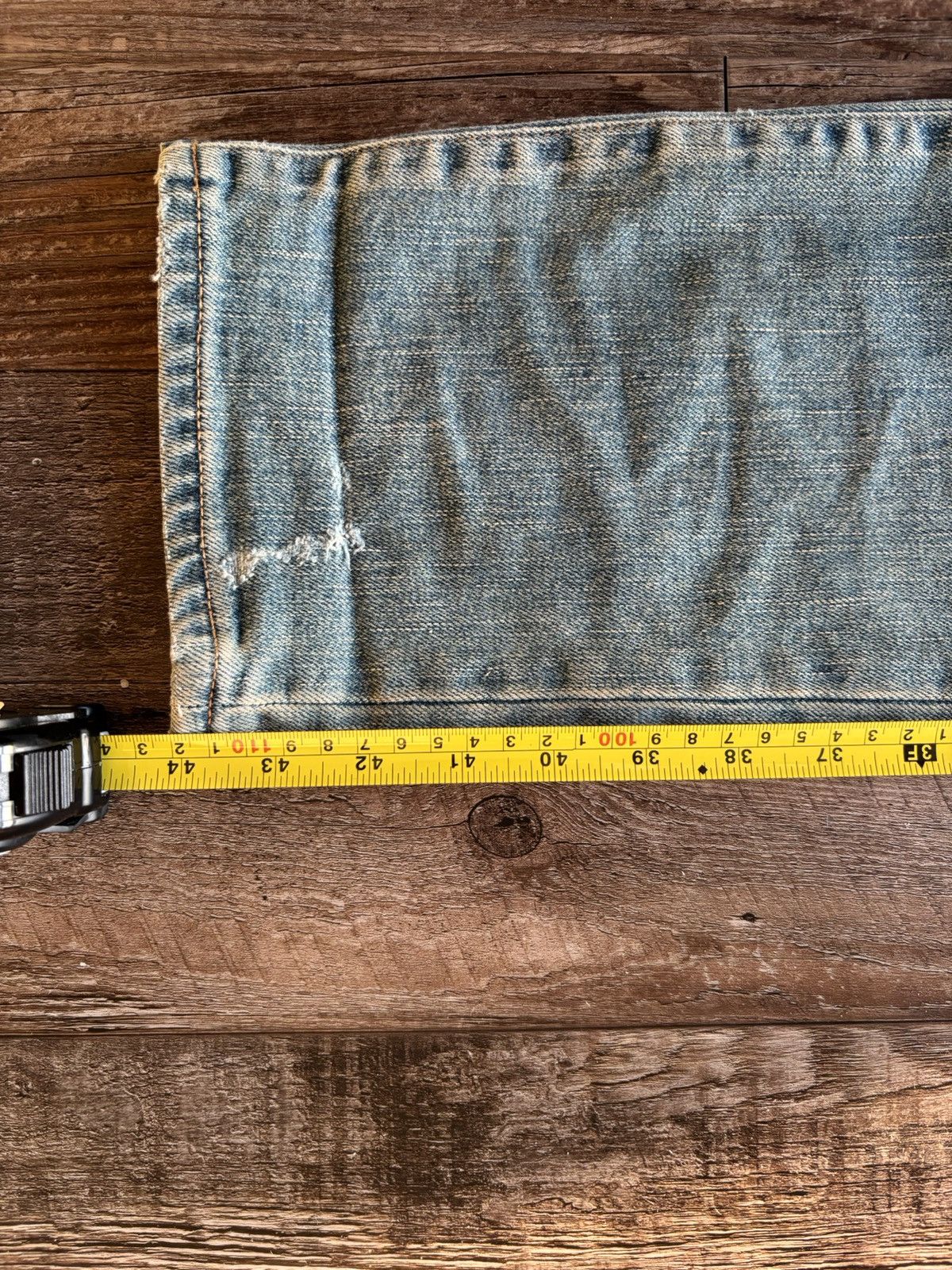 Saint Laurent Paris Saint Laurent Paris D02 Crash Denim Size US 33 - 10 Thumbnail