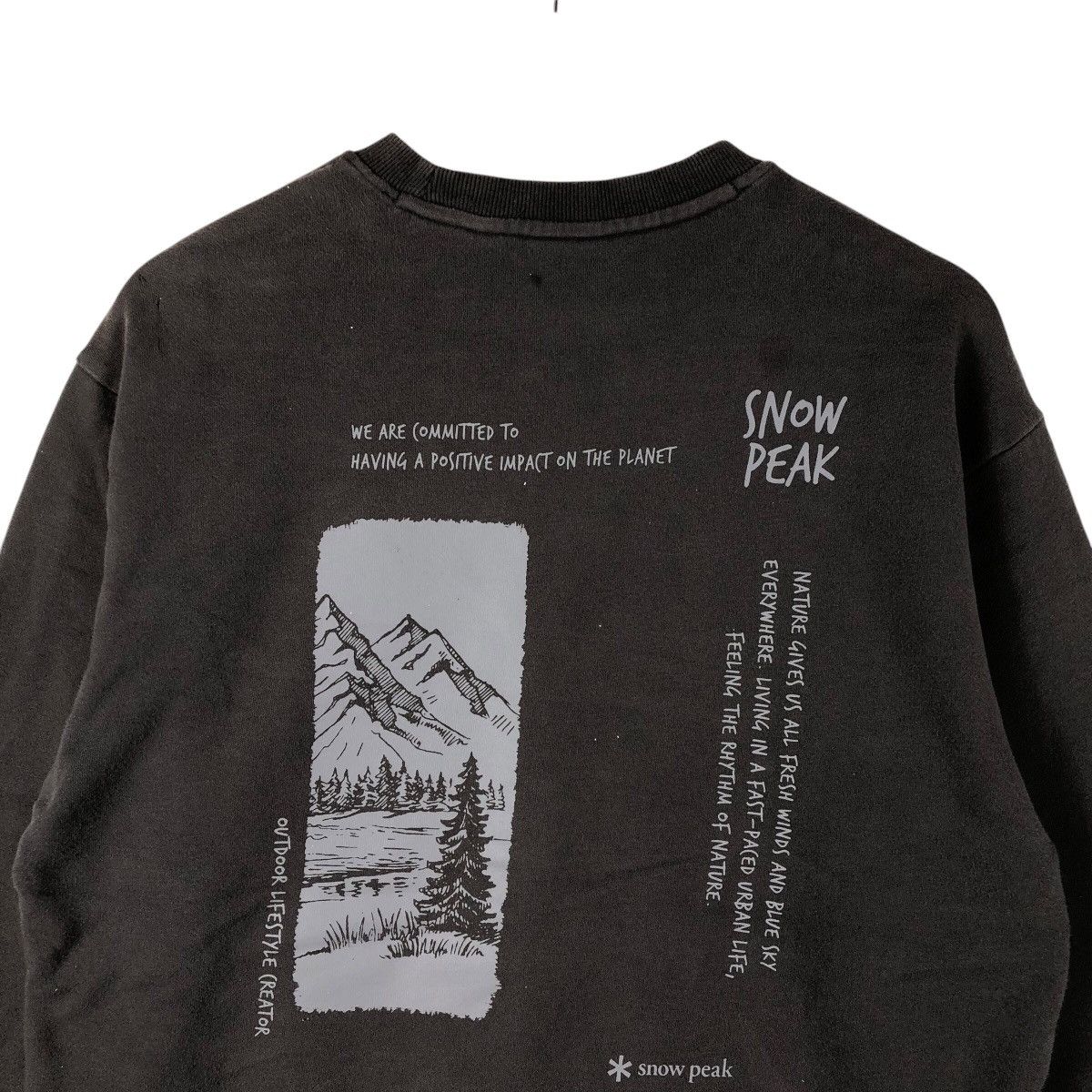Snow Peak SNOW PEAK Outdoor Crewneck Sweatshirt Size US M / EU 48-50 / 2 - 8 Thumbnail