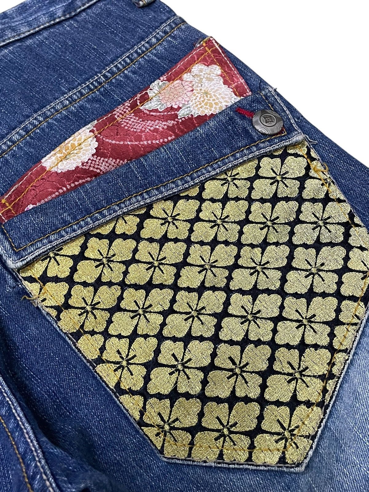 Japanese Brand × PPFM × Red Monkey Gumu Japan Multi Pocket Japanese Crafted Art Baggy Jeans Size US 30 / EU 46 - 17 Thumbnail