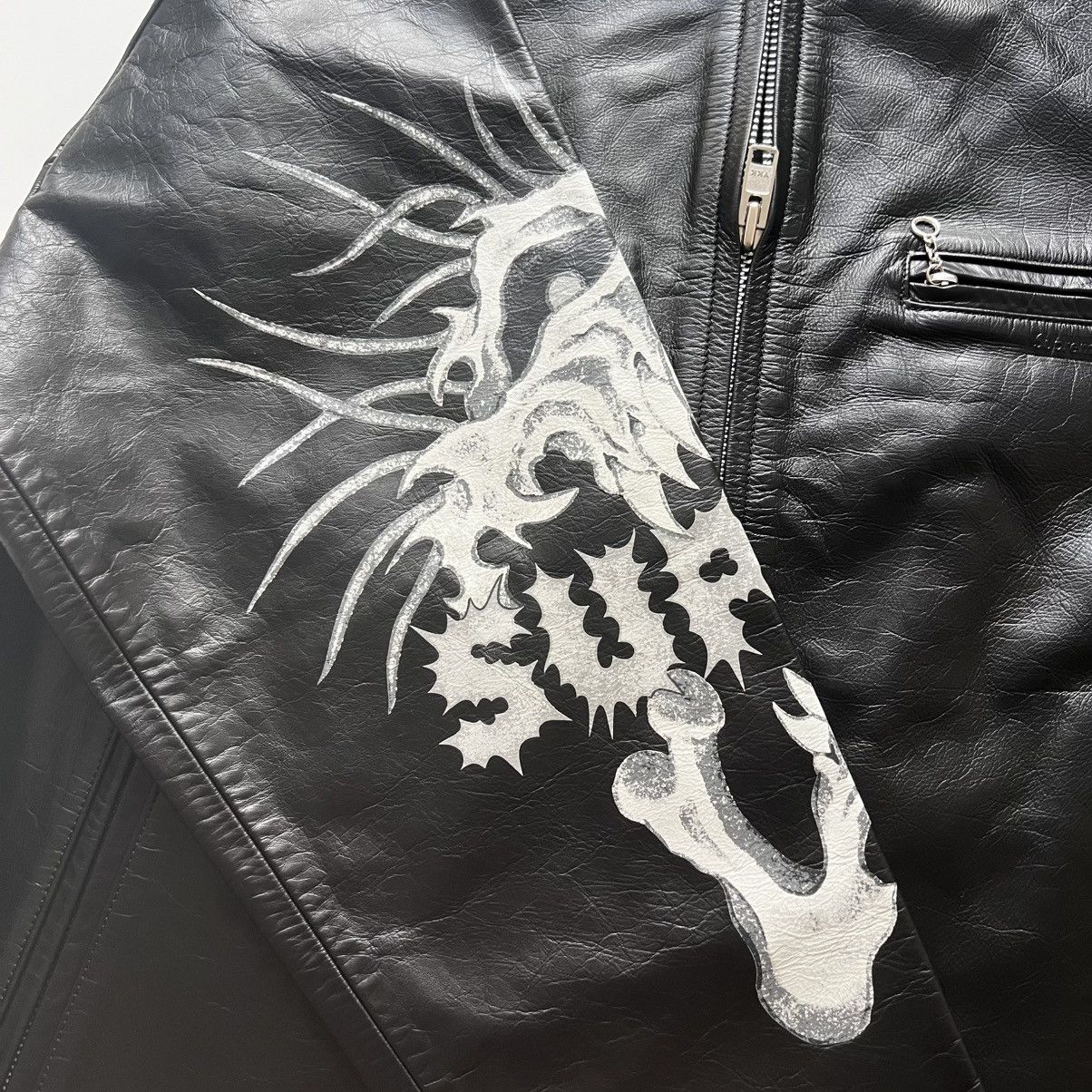 Supreme × Yohji Yamamoto Supreme Y’s by Yohji Yamamoto Leather Jacket Black XL Bladee Size US XL / EU 56 / 4 - 10 Thumbnail
