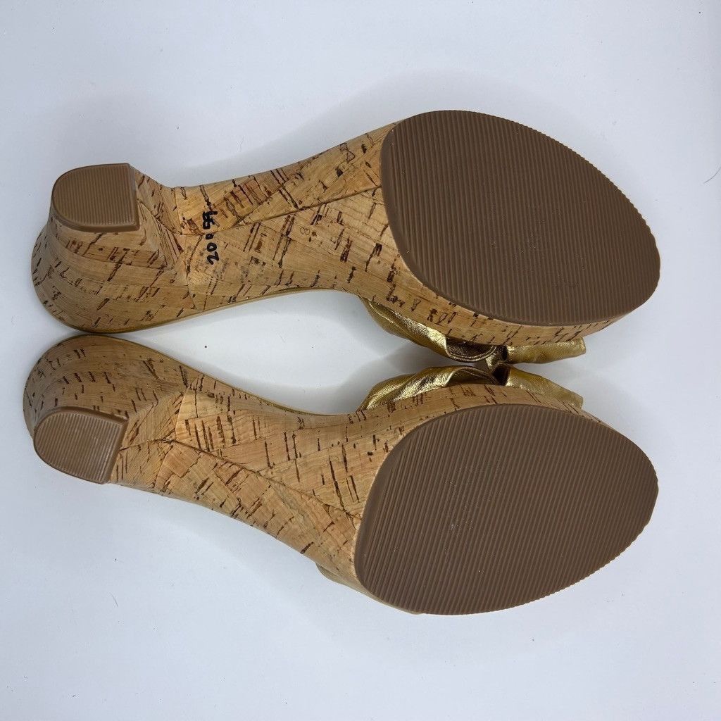 Coach Coach Gold heels NWOB cork 9 Size US 9 / IT 39 - 5 Thumbnail