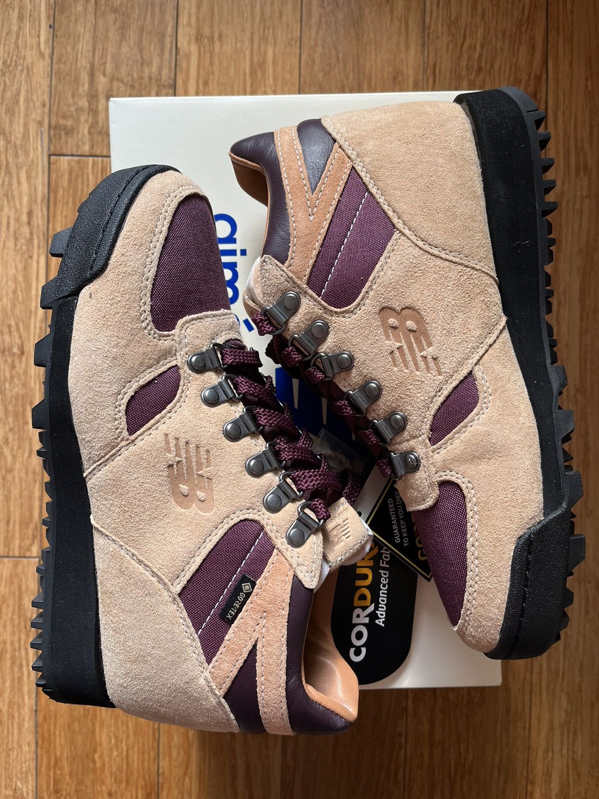 Aime Leon Dore × Goretex × New Balance US 6 ALD New balance Rainier boots Gore Tex burgundy tan Size US 6 / EU 39 - 1 Thumbnail