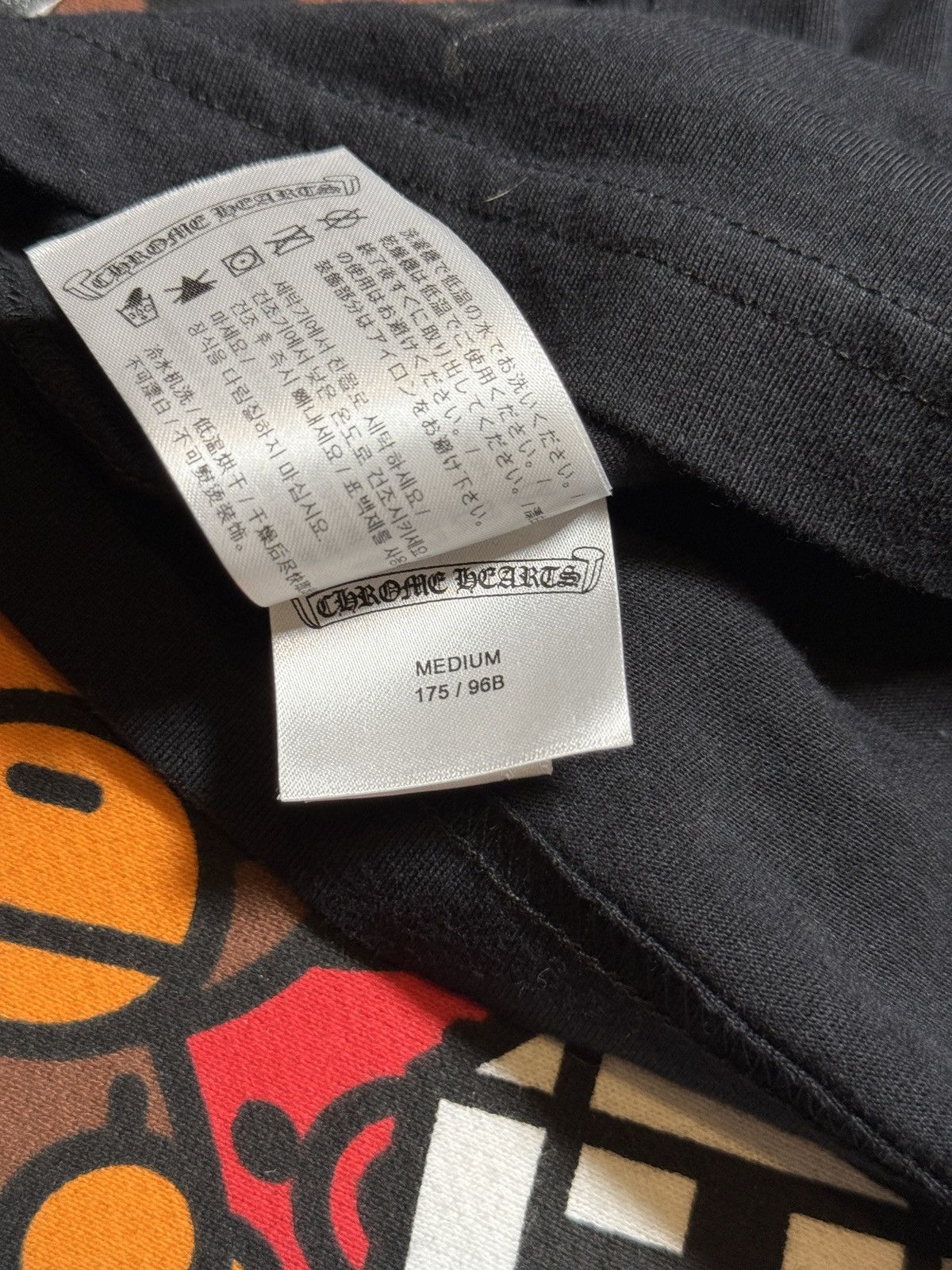 Chrome Hearts Chrome Hearts Black Charge Up Long Sleeve Tee Size US M / EU 48-50 / 2 - 9 Thumbnail