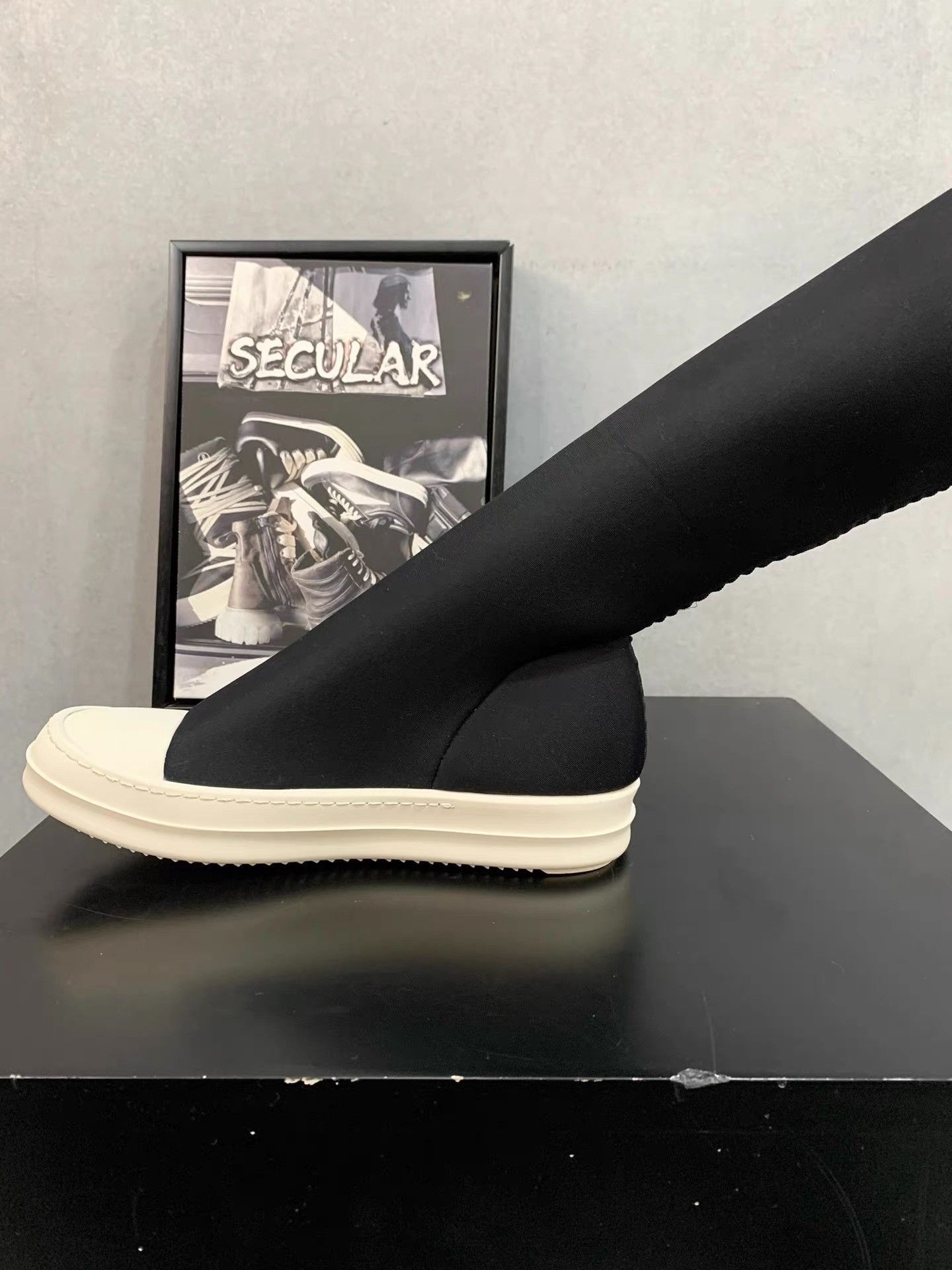 Rick Owens Rick Owens Over-the-Knee Goddess Boots K34 Size US 5 / IT 35 - 5 Thumbnail
