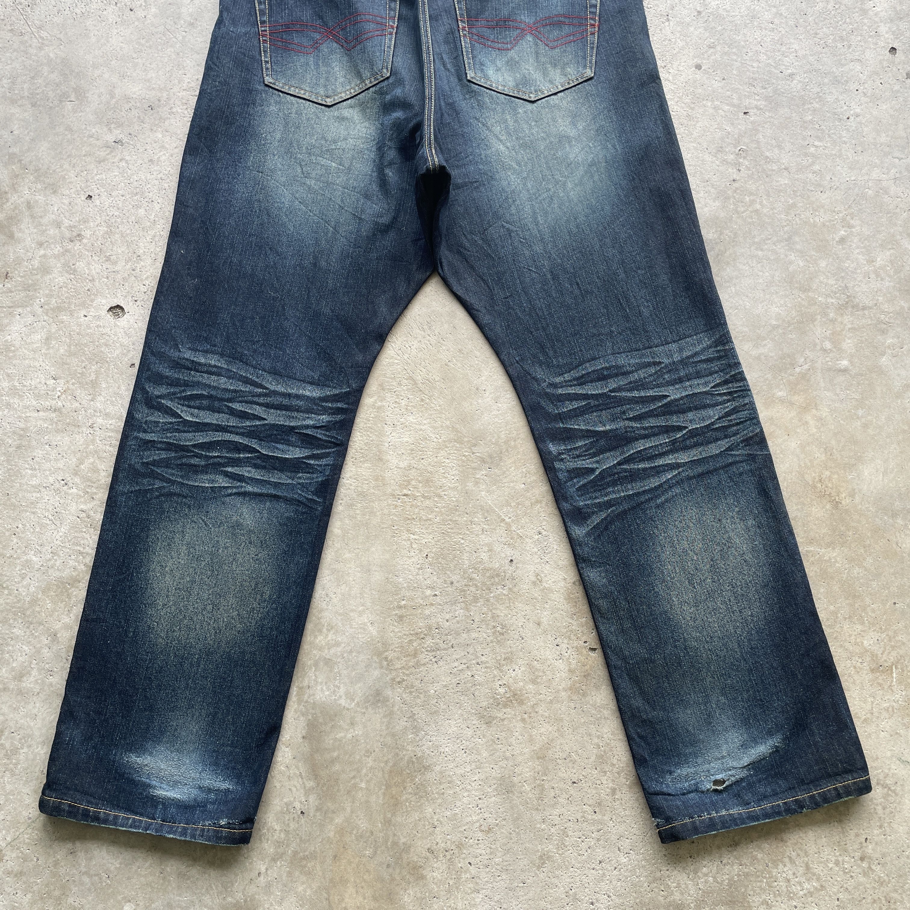 Vintage VINTAGE AMORE PURO DISTRESSED RUSTY DENIM PANTS JEANS W42 Size US 42 / EU 58 - 10 Thumbnail