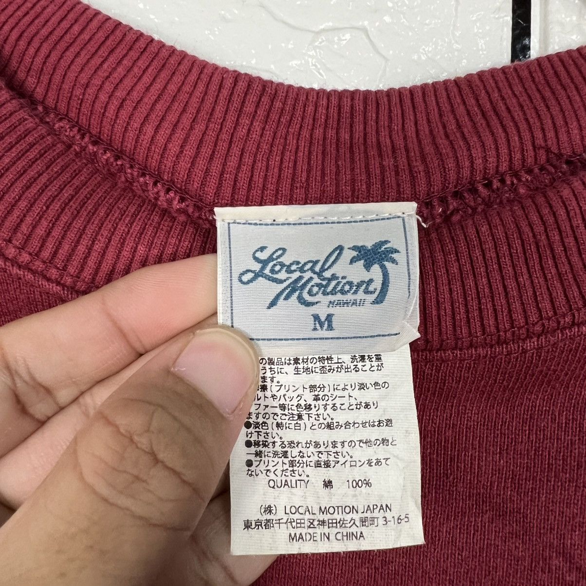 Japanese Brand LOCAL MOTION Aloha Hawaii Big Logo Sweatshirt #4242-C193 Size US M / EU 48-50 / 2 - 12 Thumbnail