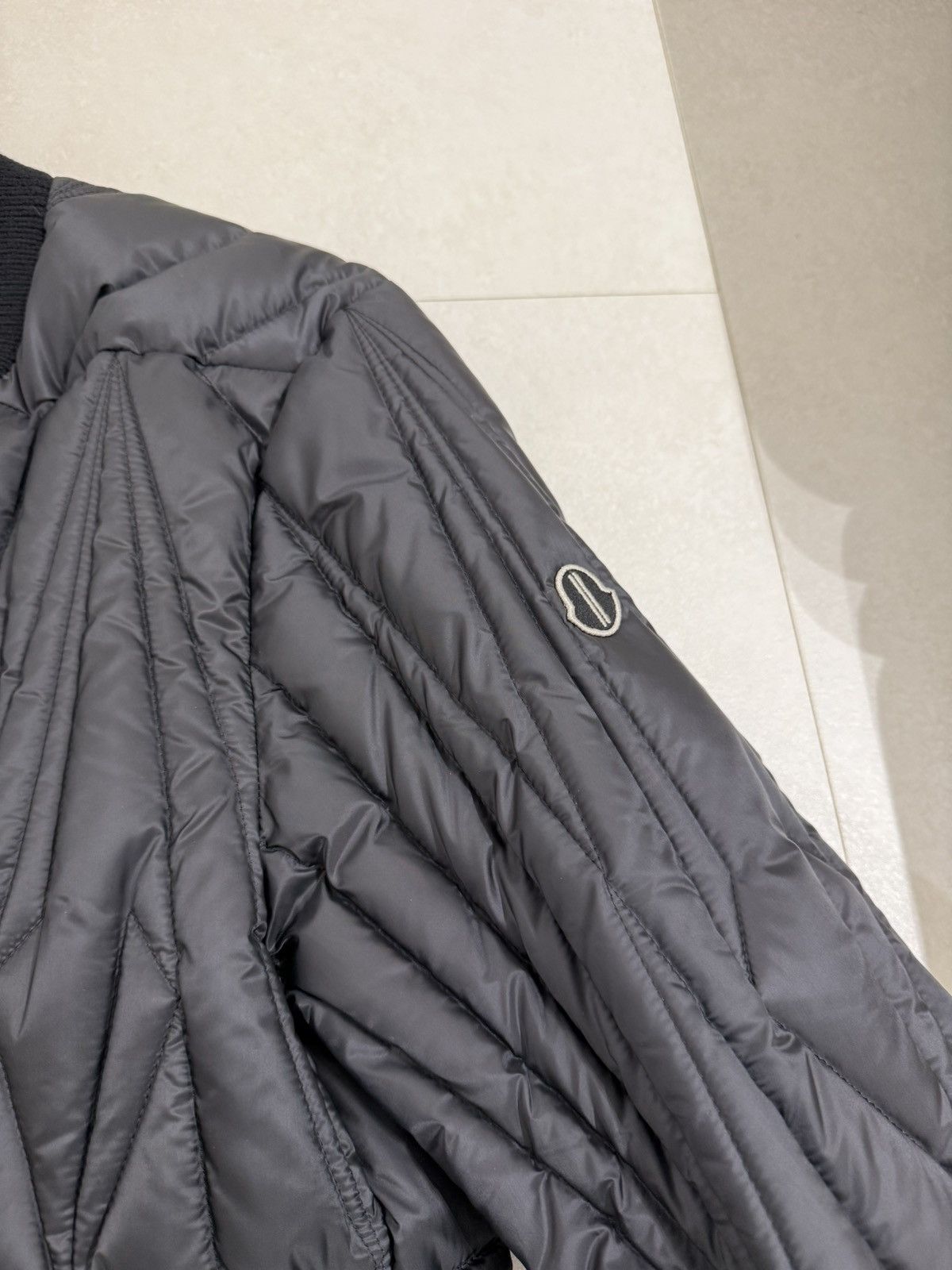 Moncler × Rick Owens Moncler x Rick Owens Geocamo Flight Down Bomber Jacket 25SS Size US L / EU 52-54 / 3 - 3 Thumbnail