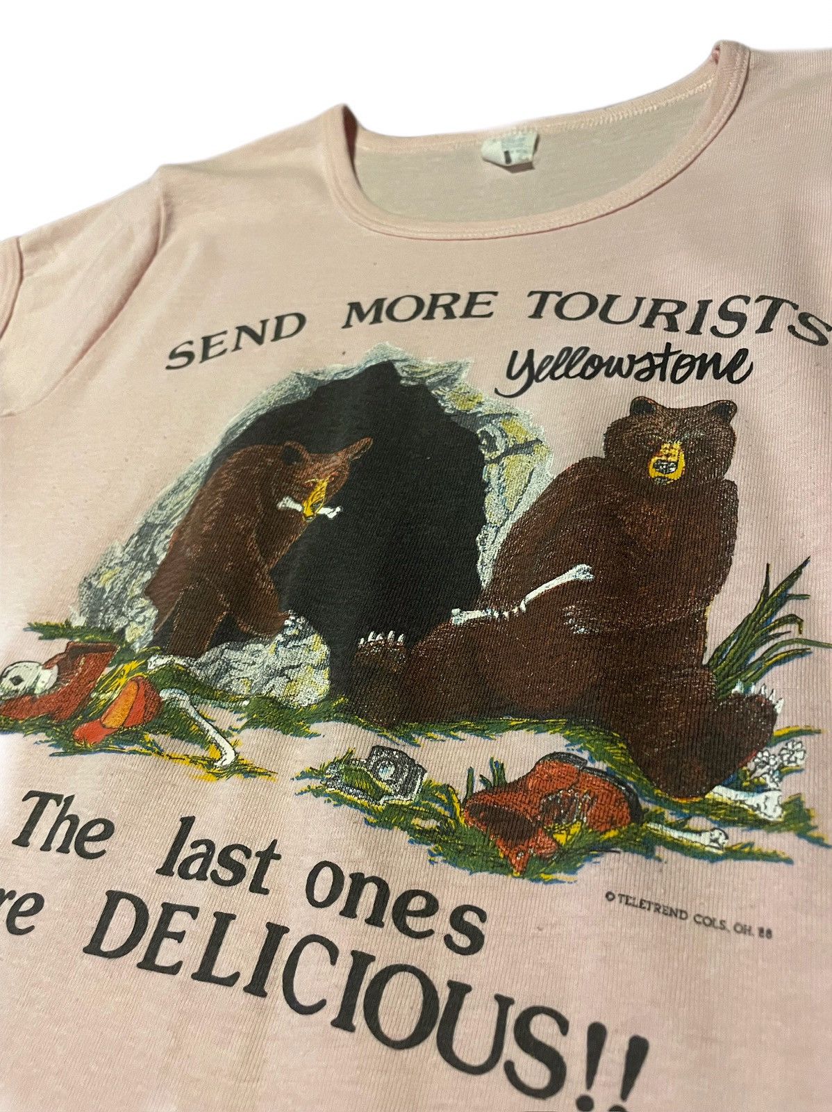 Vintage 1988 Vintage Yellowstone national park funny graphic tee Size XL / US 12-14 / IT 48-50 - 2 Thumbnail