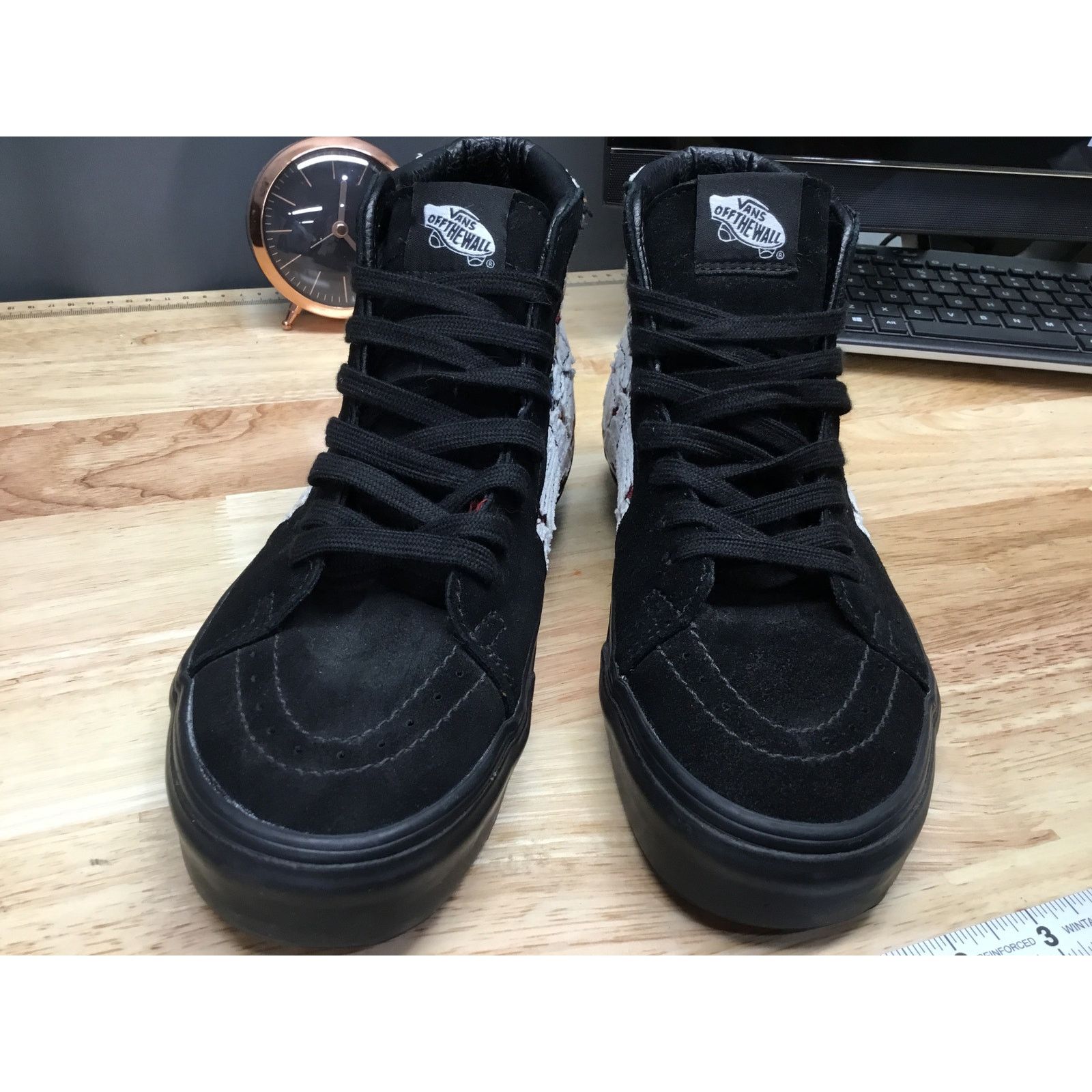 Vans Vans Sk8-Hi Hazy Bones Women's 7.5 Black Athletic Sneakers Size US 7.5 / IT 37.5 - 1 Thumbnail