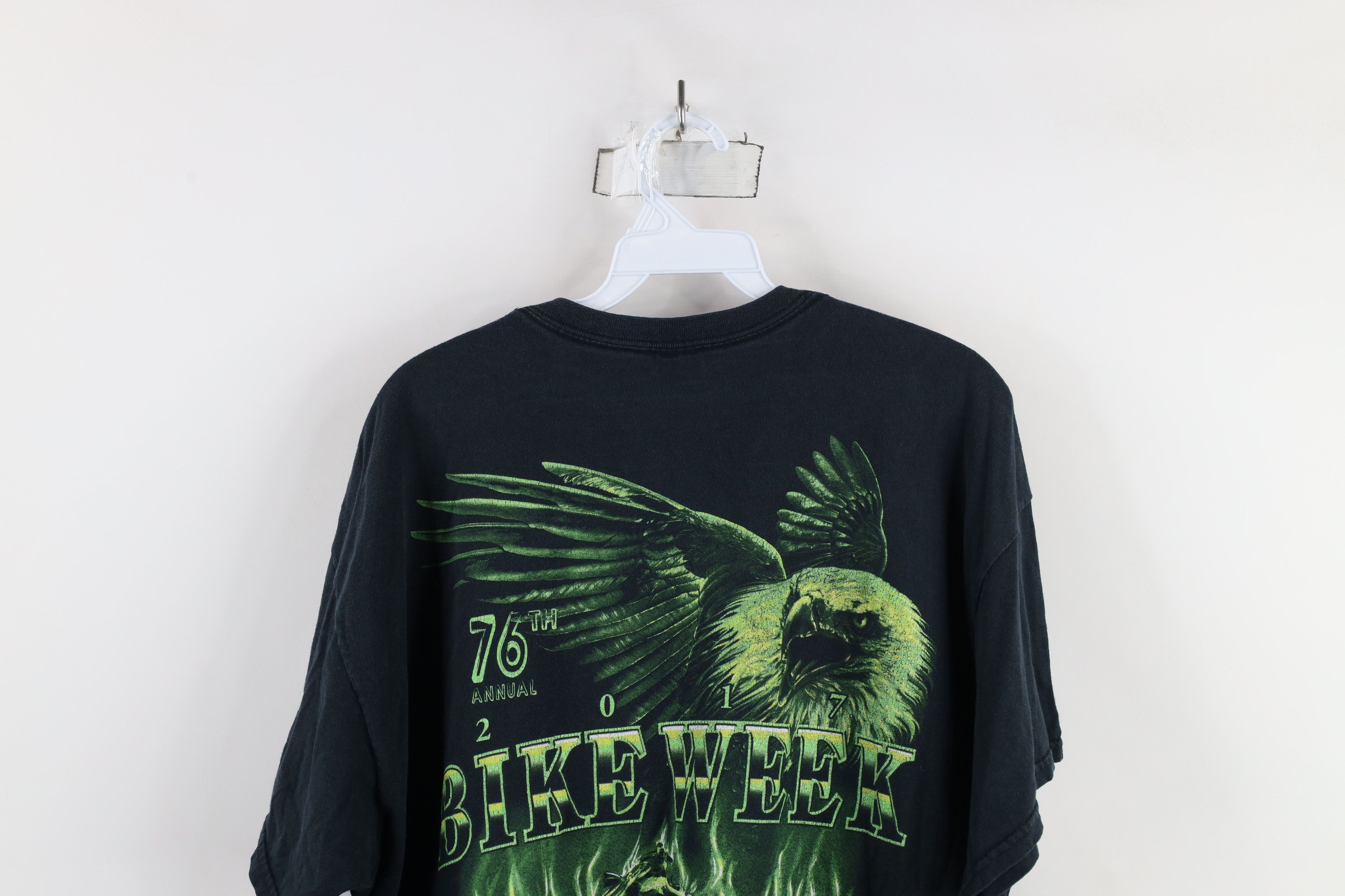 Vintage Vintage Y2K Daytona Bike Week Eagle Lightning T-Shirt Black Size US XL / EU 56 / 4 - 11 Thumbnail