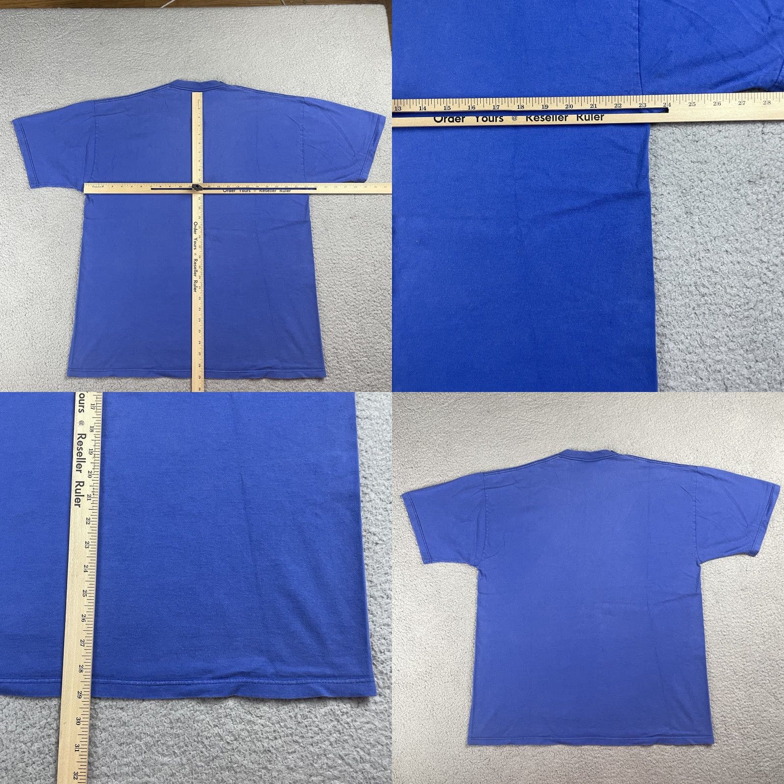Disney VINTAGE Mickey Inc TShirt Adult XL Blue 1990s Disney World Distressed Shirt Regular Cotton Logo 90s Mens Size US XL / EU 56 / 4 - 8 Thumbnail