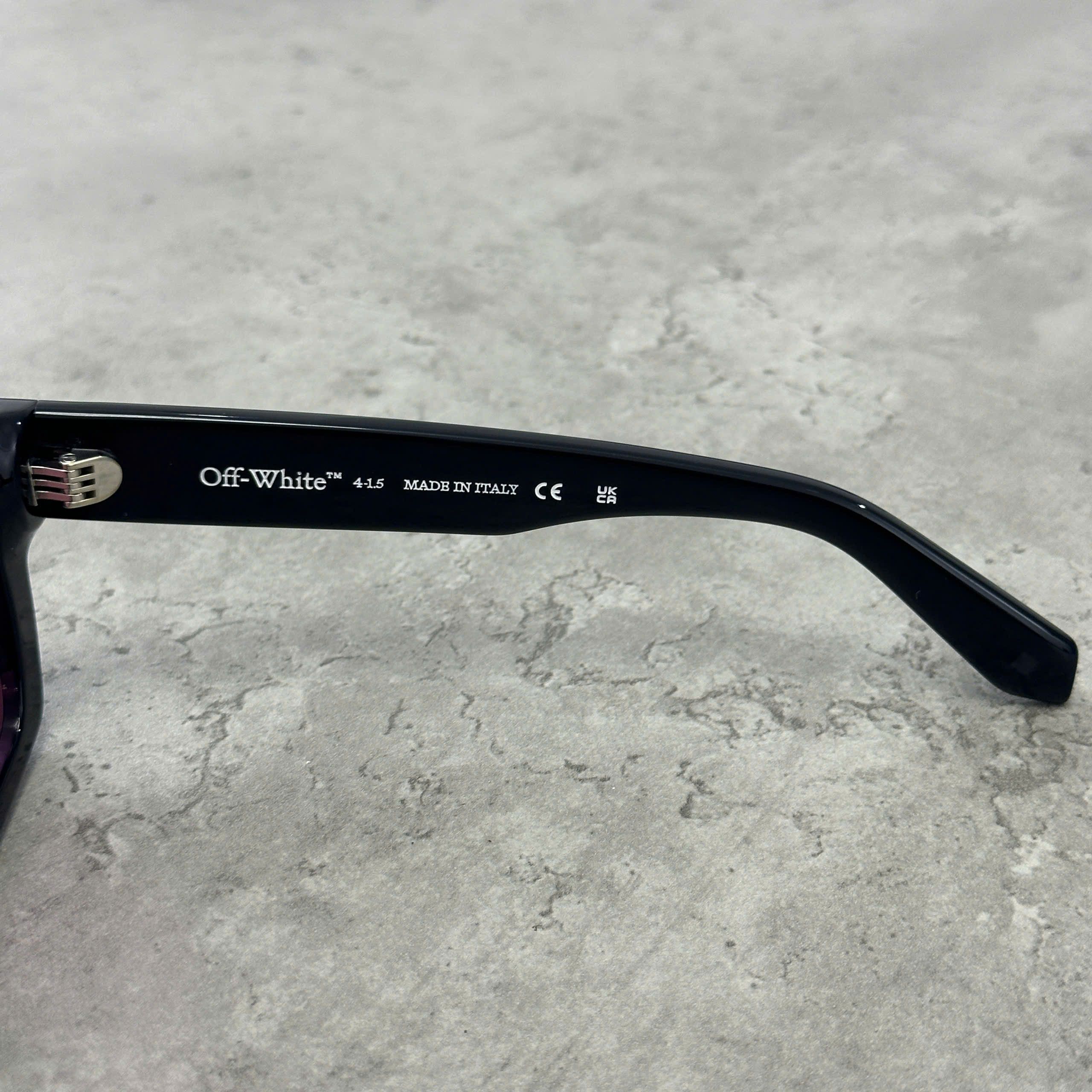 Off-White OFF WHITE Virgil Sunglasses BLACK/PINK Size ONE SIZE - 5 Thumbnail
