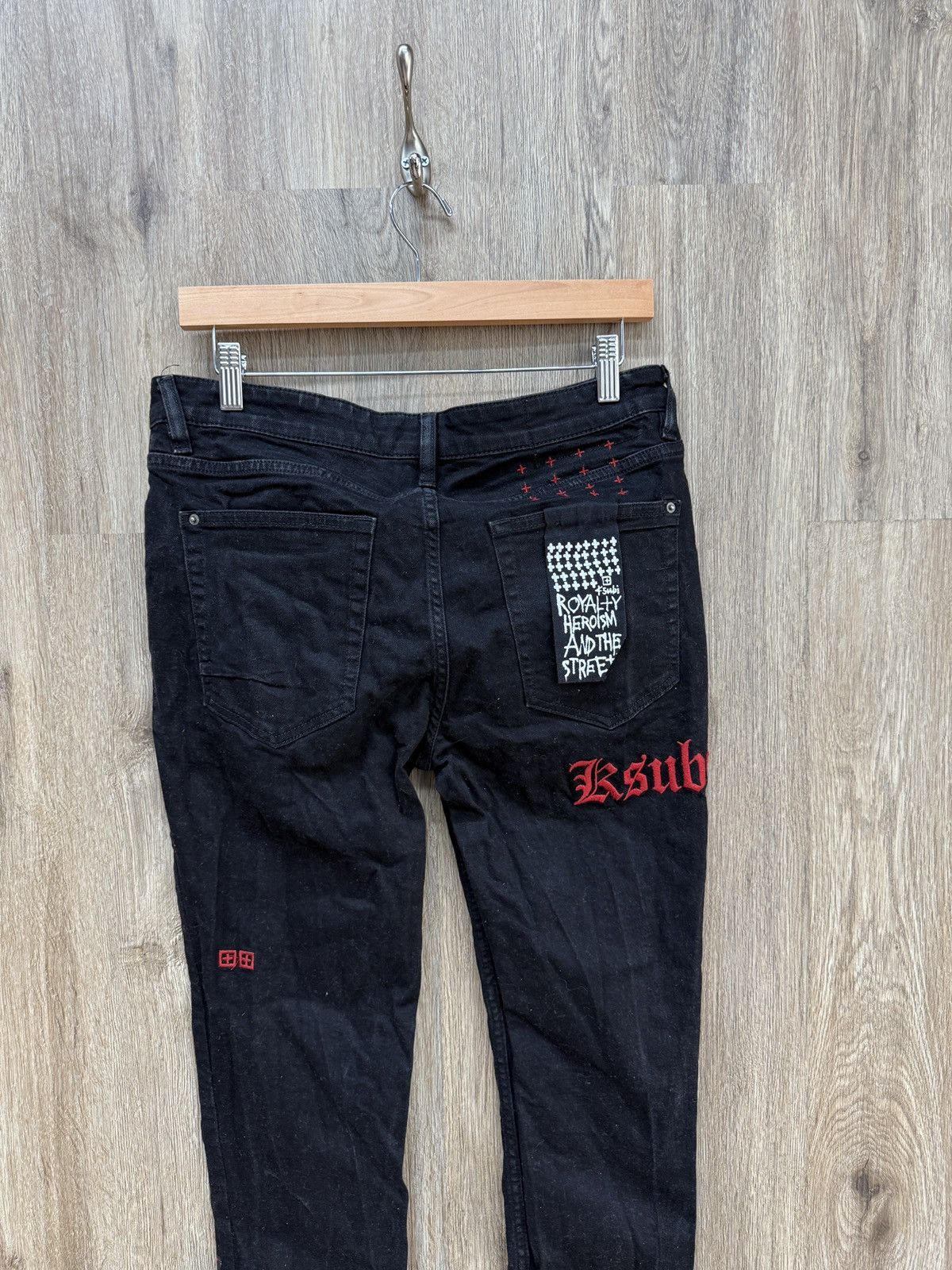 Ksubi Ksubi Black Denim Jeans Size US 33 - 7 Thumbnail