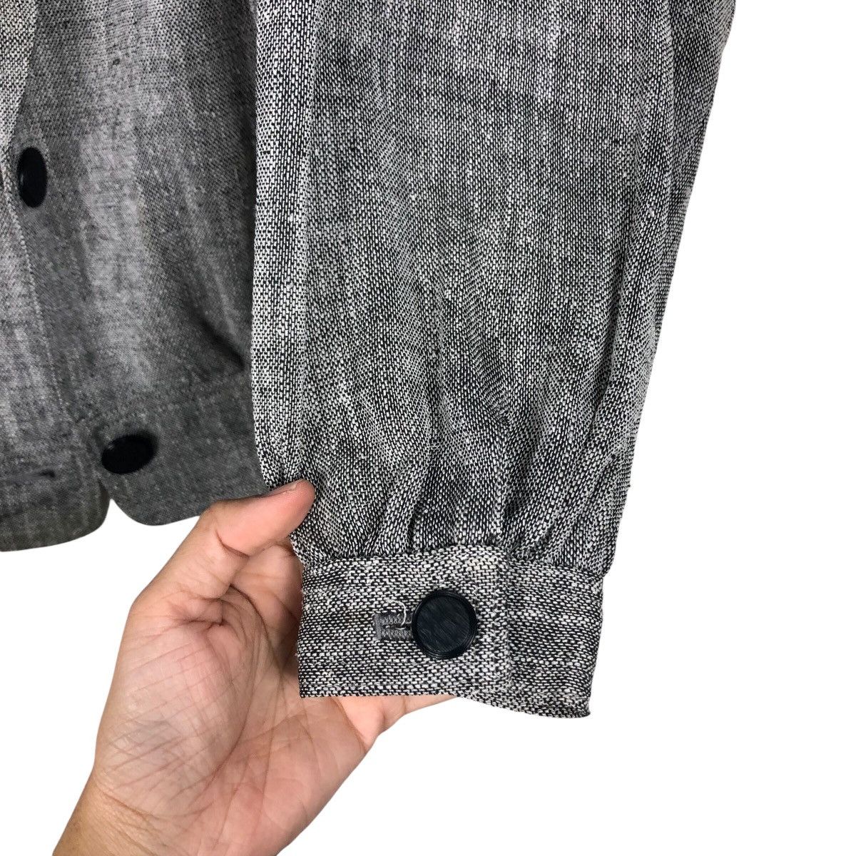 Japanese Brand Vintage Chore Bike Bomber Jacket Double Breast Issey Miyake Size US M / EU 48-50 / 2 - 16 Thumbnail