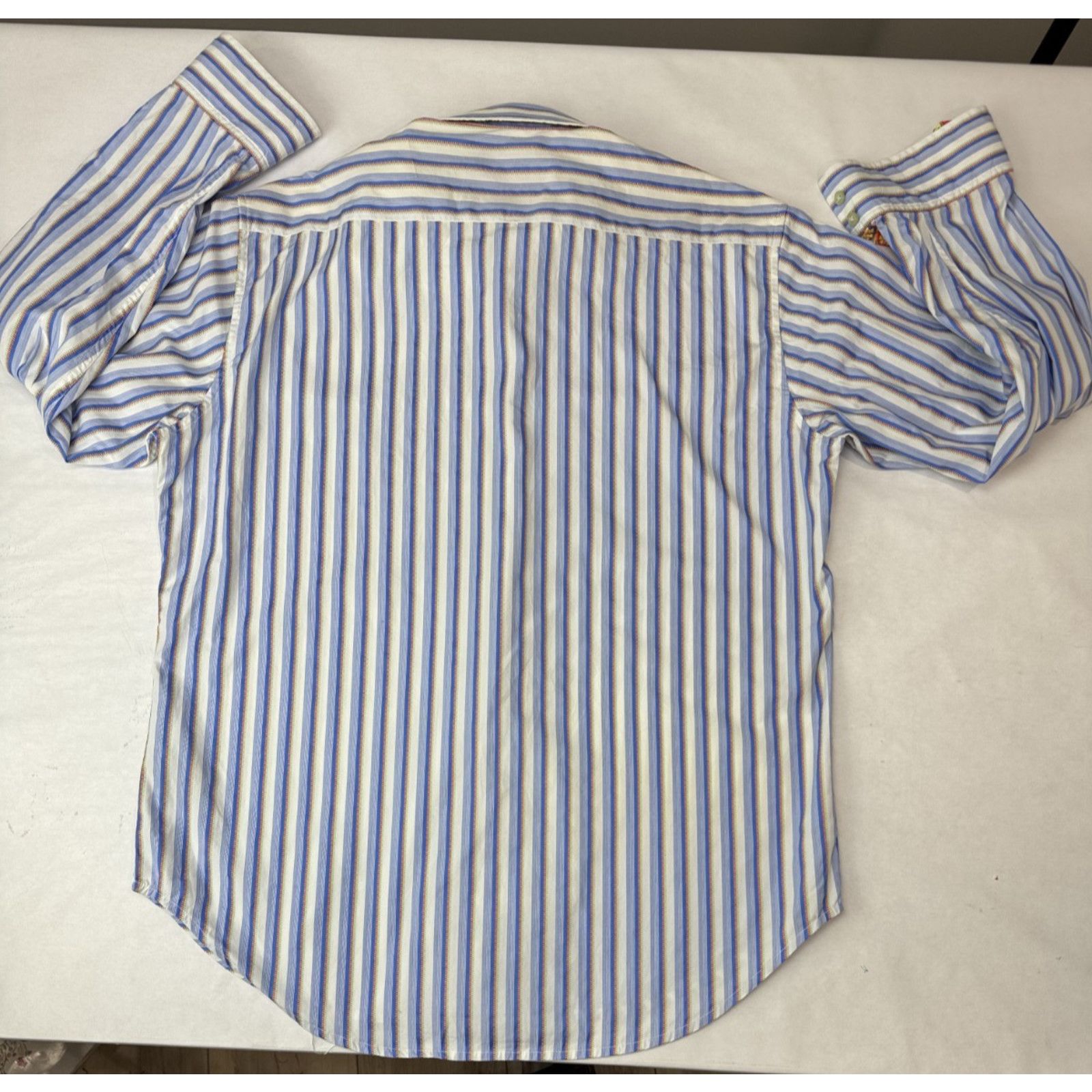 Robert Graham Twee Robert Graham Contrast Cuff Vibrant Aztec Shirt Large Size US L / EU 52-54 / 3 - 2 Thumbnail