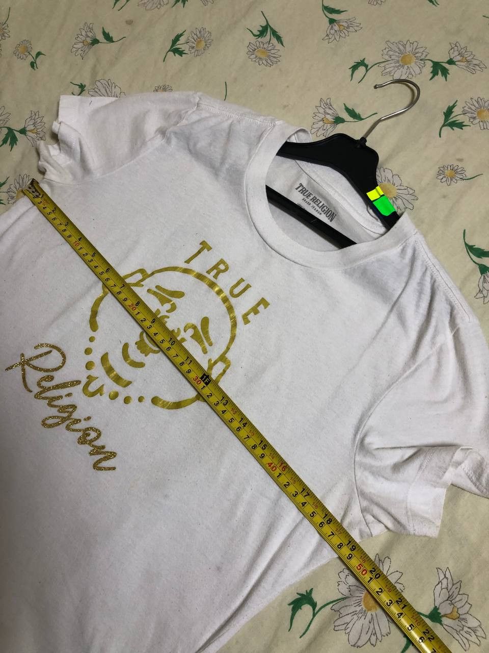 True Religion True Religion Mens White and Gold Logo Size L / US 10 / IT 46 - 7 Thumbnail