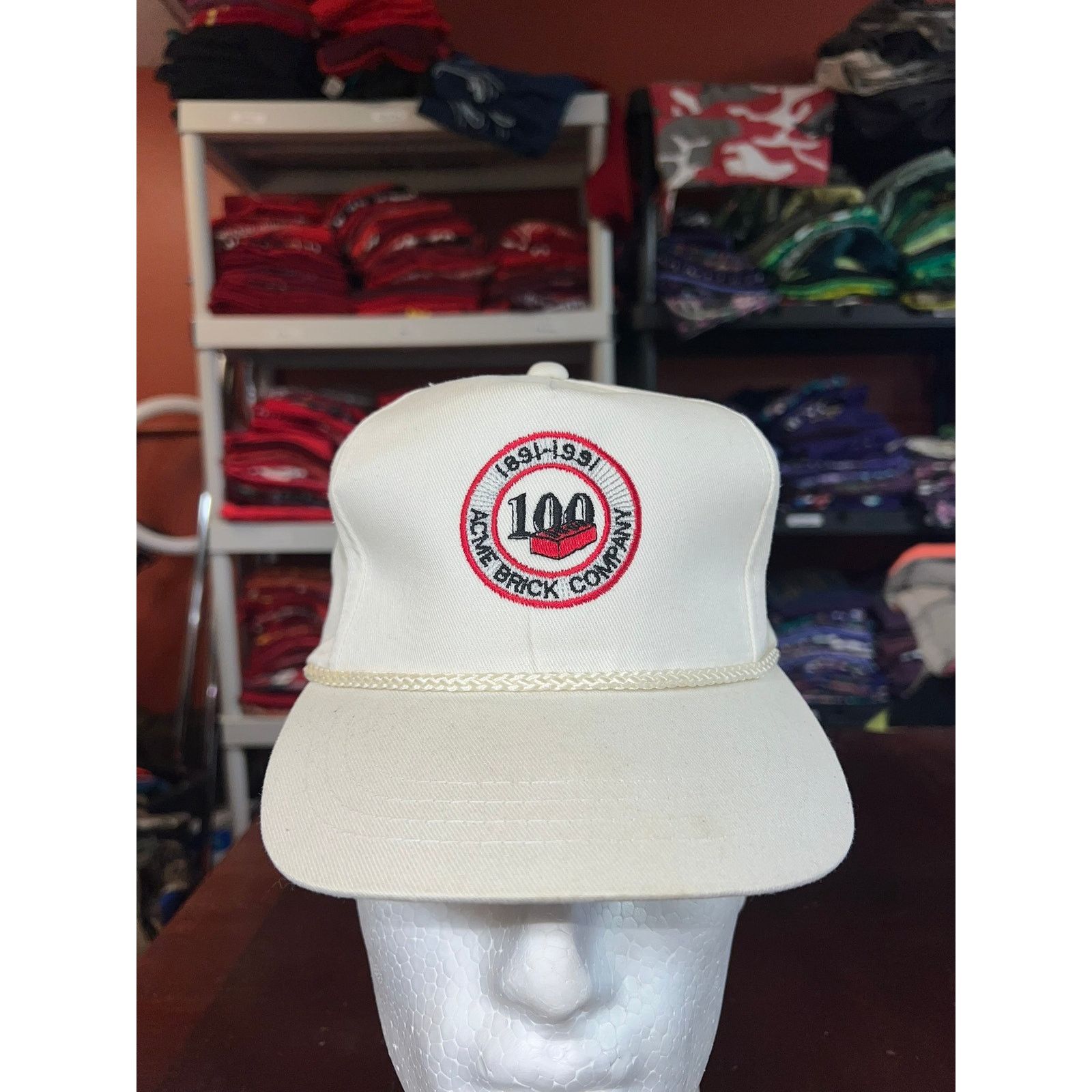 Vintage Vintage Acme Brick Company Hat Roper Snapback 1991 VTG OS Size ONE SIZE - 1 Thumbnail