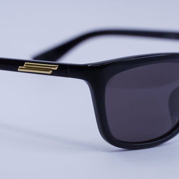 Bottega Veneta 🕶️ New Bottega Veneta BV1328SA 001 Sunglasses - Shiny Black Size ONE SIZE - 9 Thumbnail