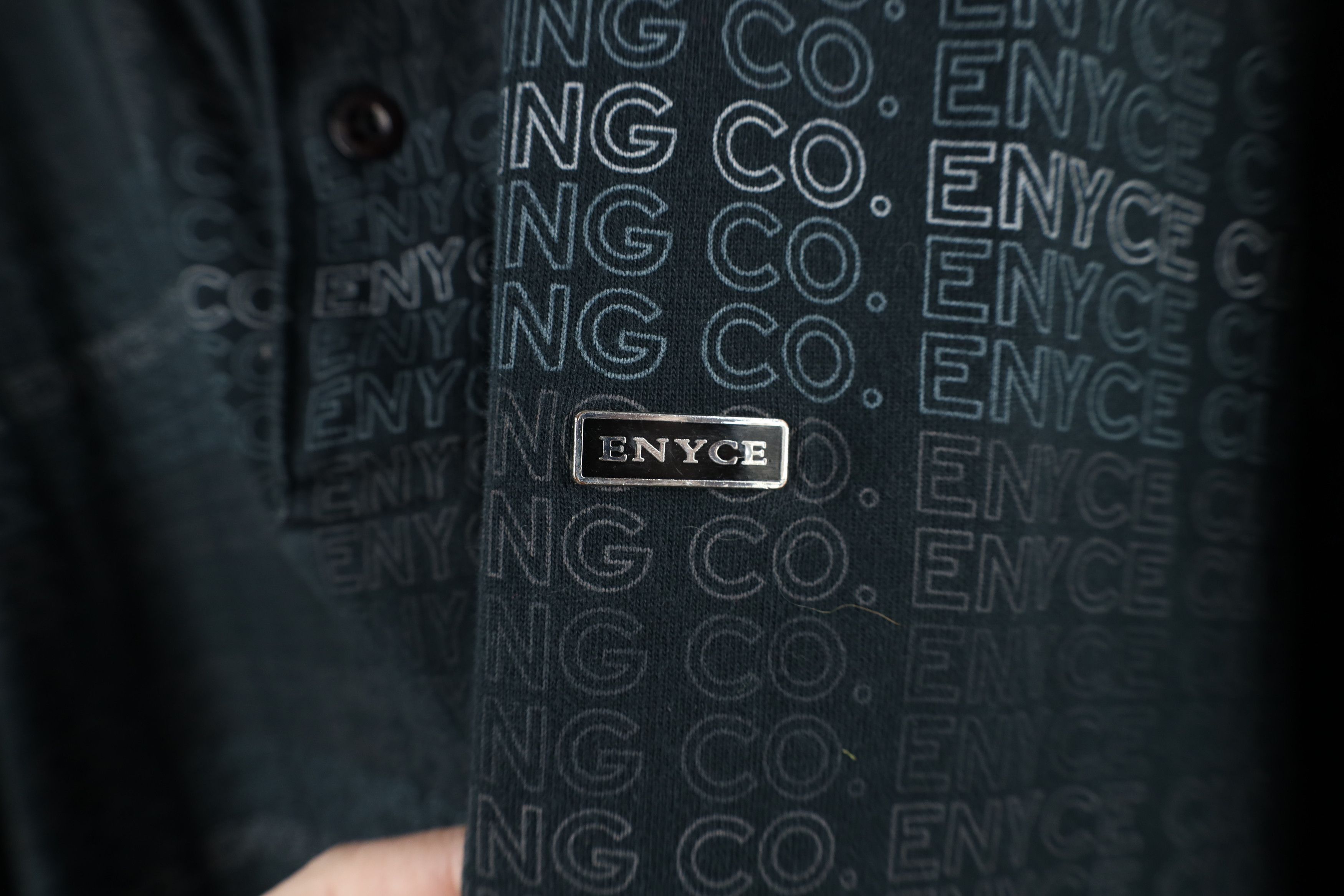Enyce × Vintage Vintage 90s Y2K Enyce Spell All Over Print Baggy Polo Shirt Size US XXL / EU 58 / 5 - 4 Thumbnail