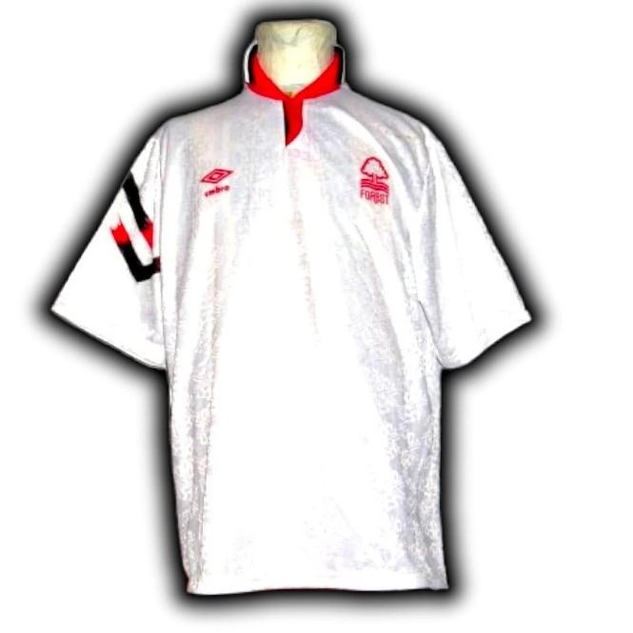 Umbro Nottingham Forest England 1991 1992 1993 Away Shirt jersey Size US XL / EU 56 / 4 - 1 Thumbnail